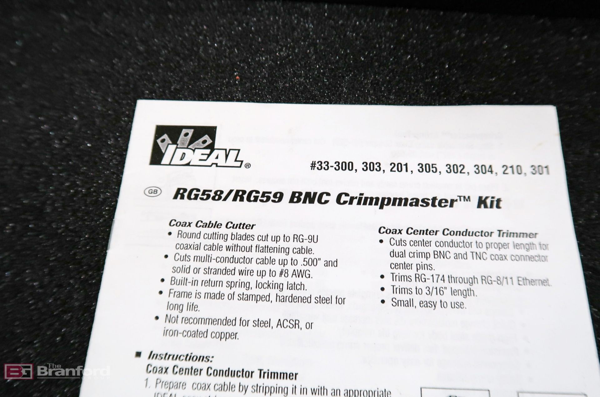 Ideal RG58/RG59 BNC chrimpmaster kit - Image 3 of 3