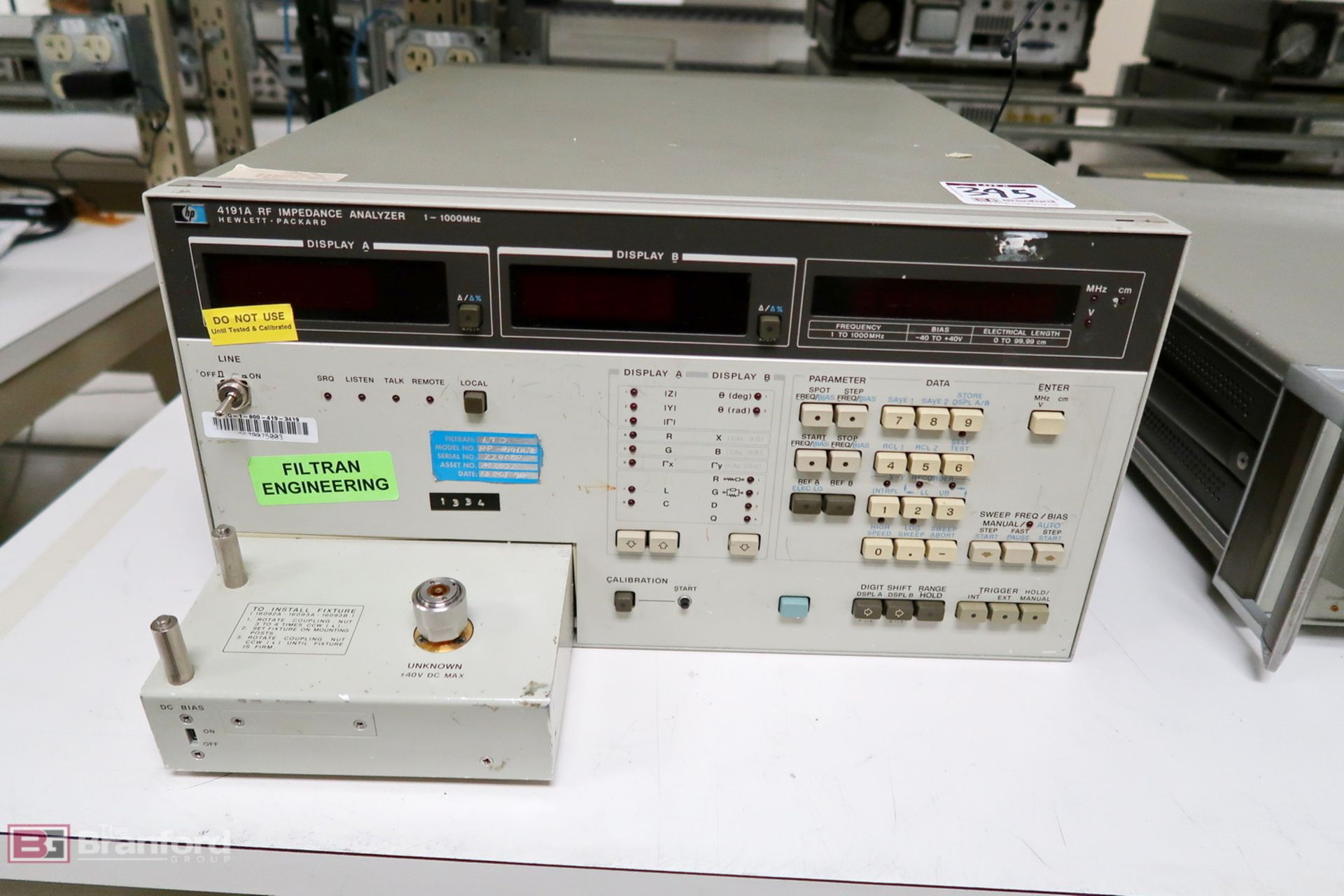 HP 4191A RF impedance analyzer