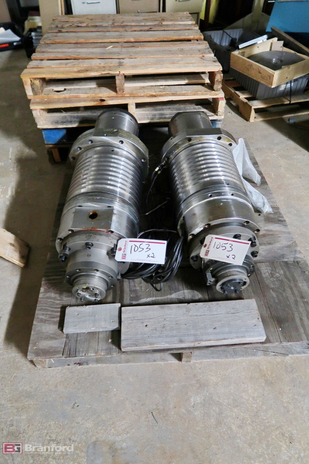 (2) Doosan Horizontal Milling Center Spindles