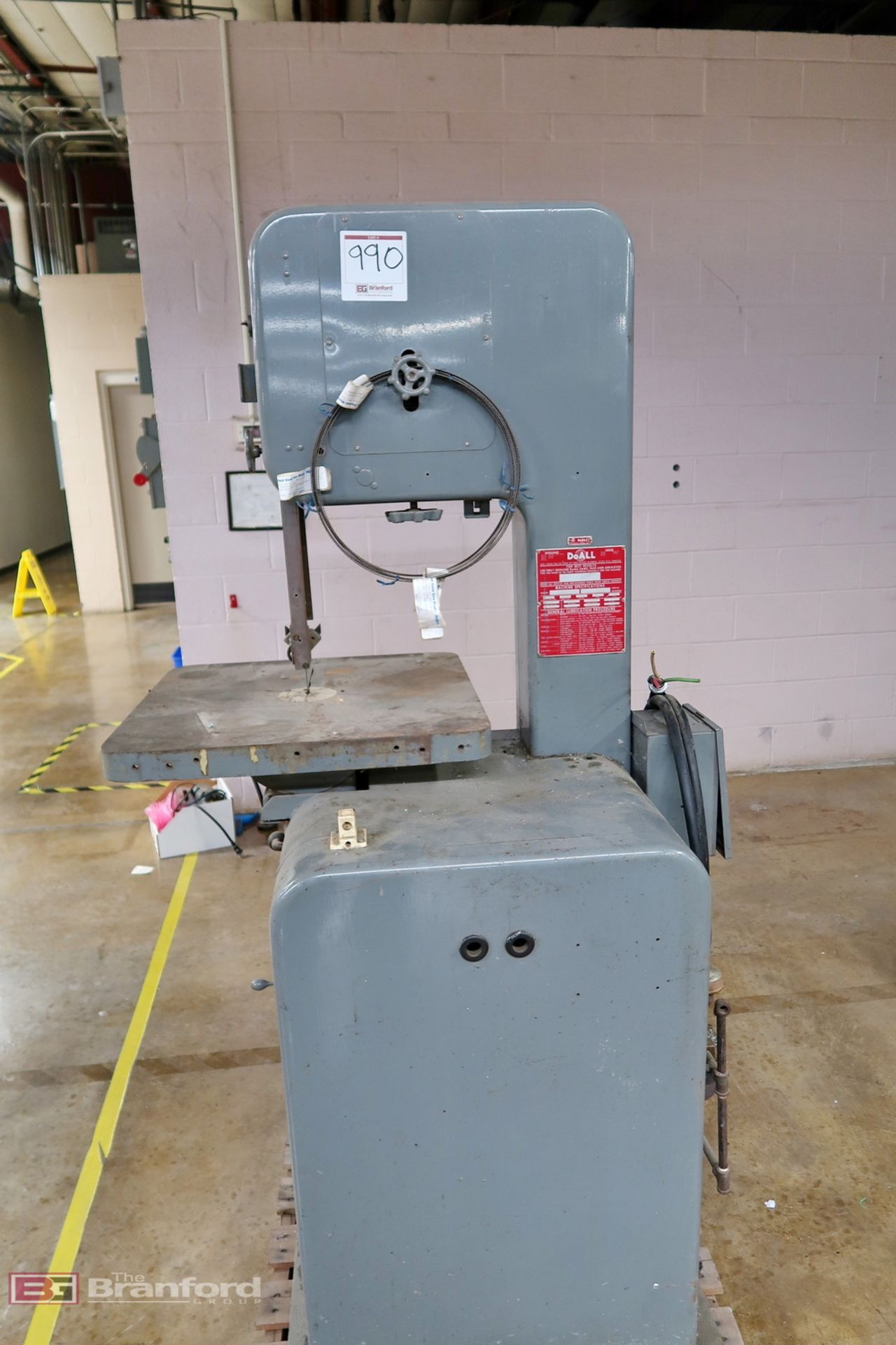 DoAll Band Saw, Model 1612-Unicorn - Image 3 of 6