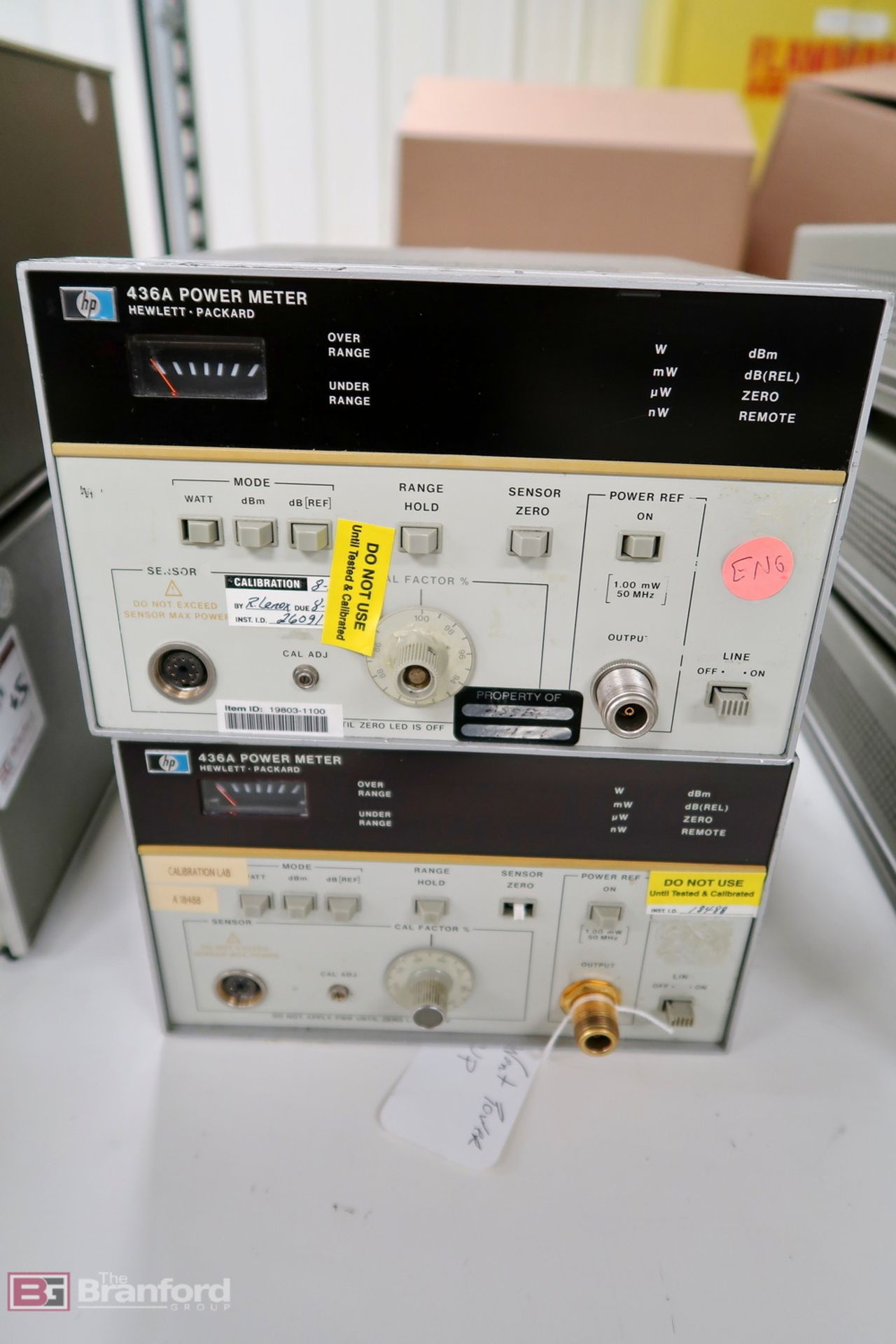 (2) HP 463A power meters