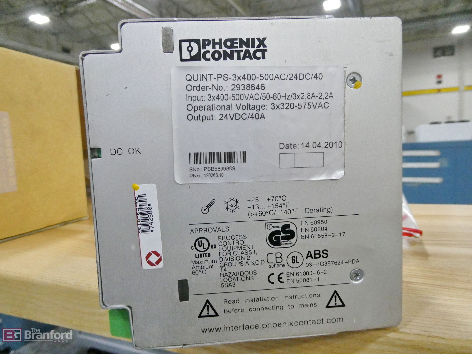 (2) Phoenix Contact Quint-PS-3x400-500AC/24DC/40, Power Supplies - Image 3 of 6