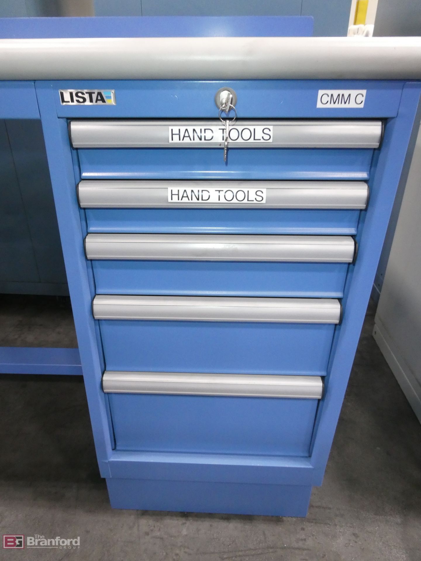 Lista Work Bench 30"x72" w/ 5-Drawer Cabinet - Image 2 of 3