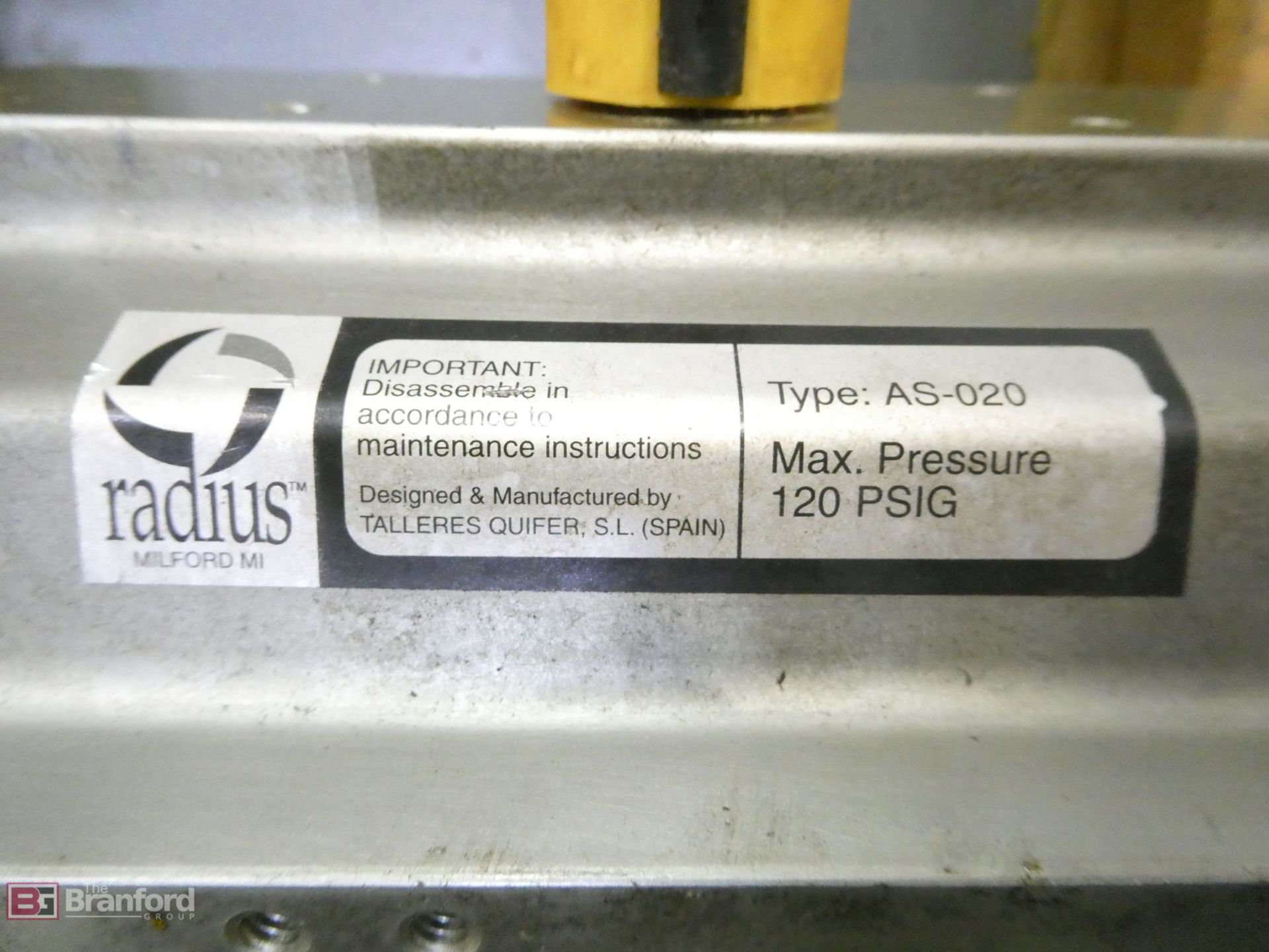 Radius Type AS020, Pressure Control Valve - Image 4 of 4