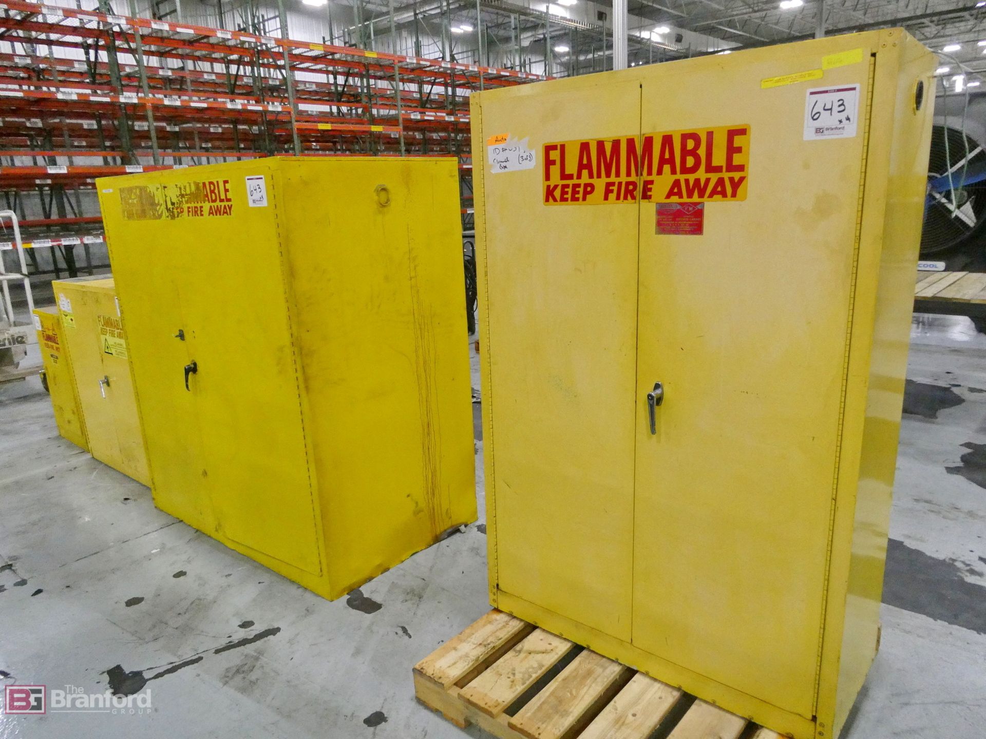 (4) Flammable Storage Cabinets.
