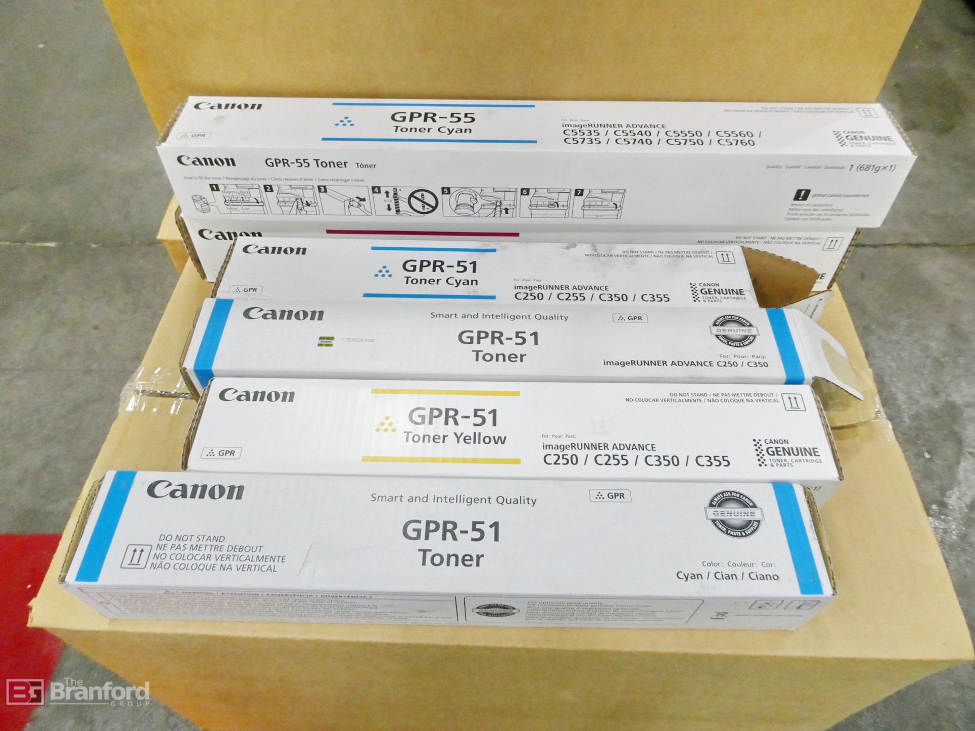 Lot of Canon Printer Ink Cartridges - Image 2 of 3