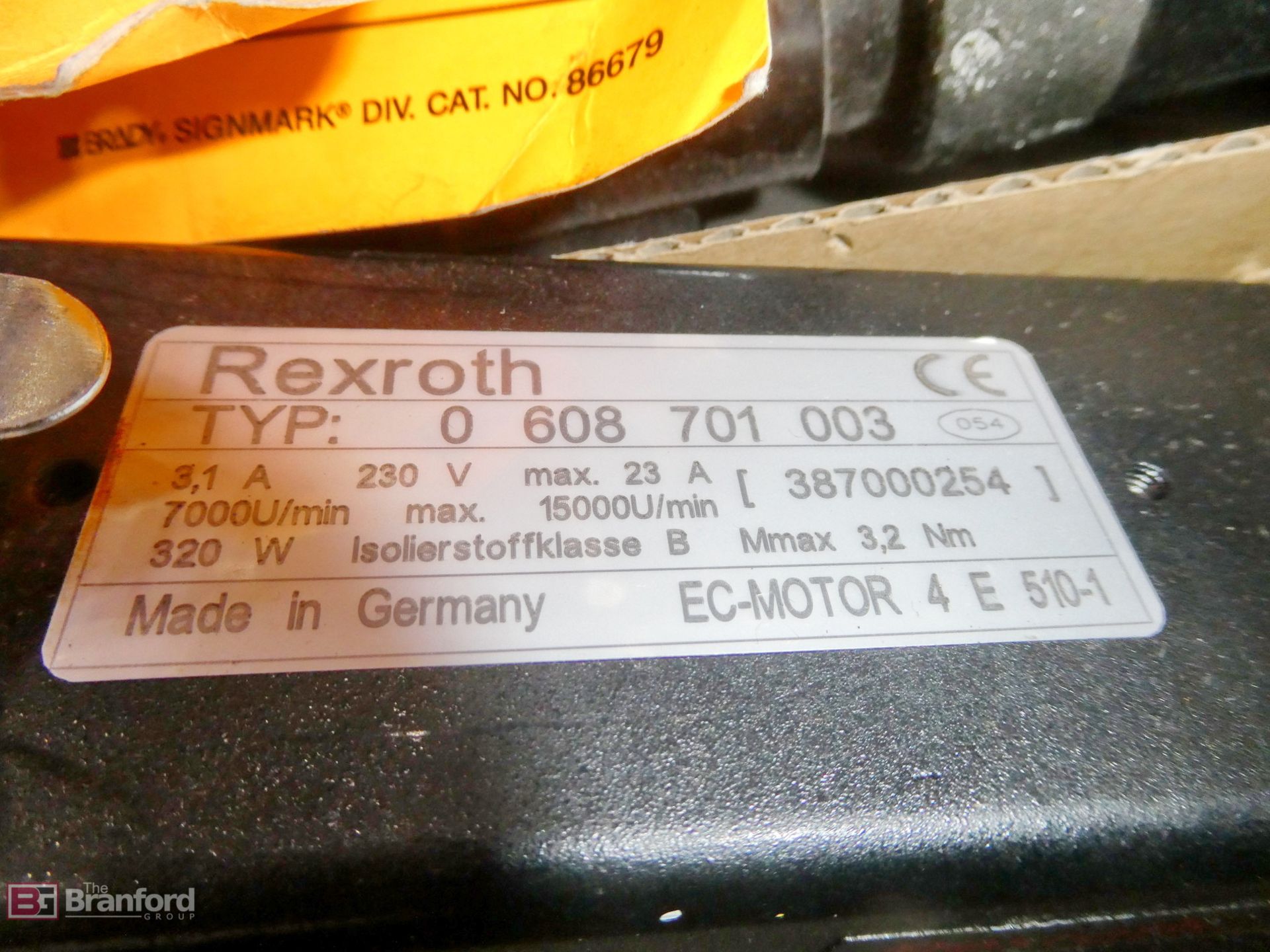 Lot of Rexroth EC-Motors - Image 7 of 7