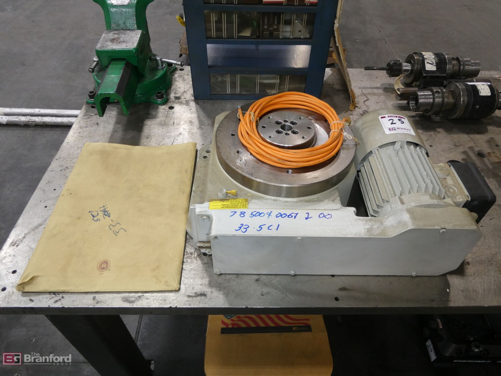 Weiss Gmbh Model JC220-03, Motor Driven Rotary Indexing Table