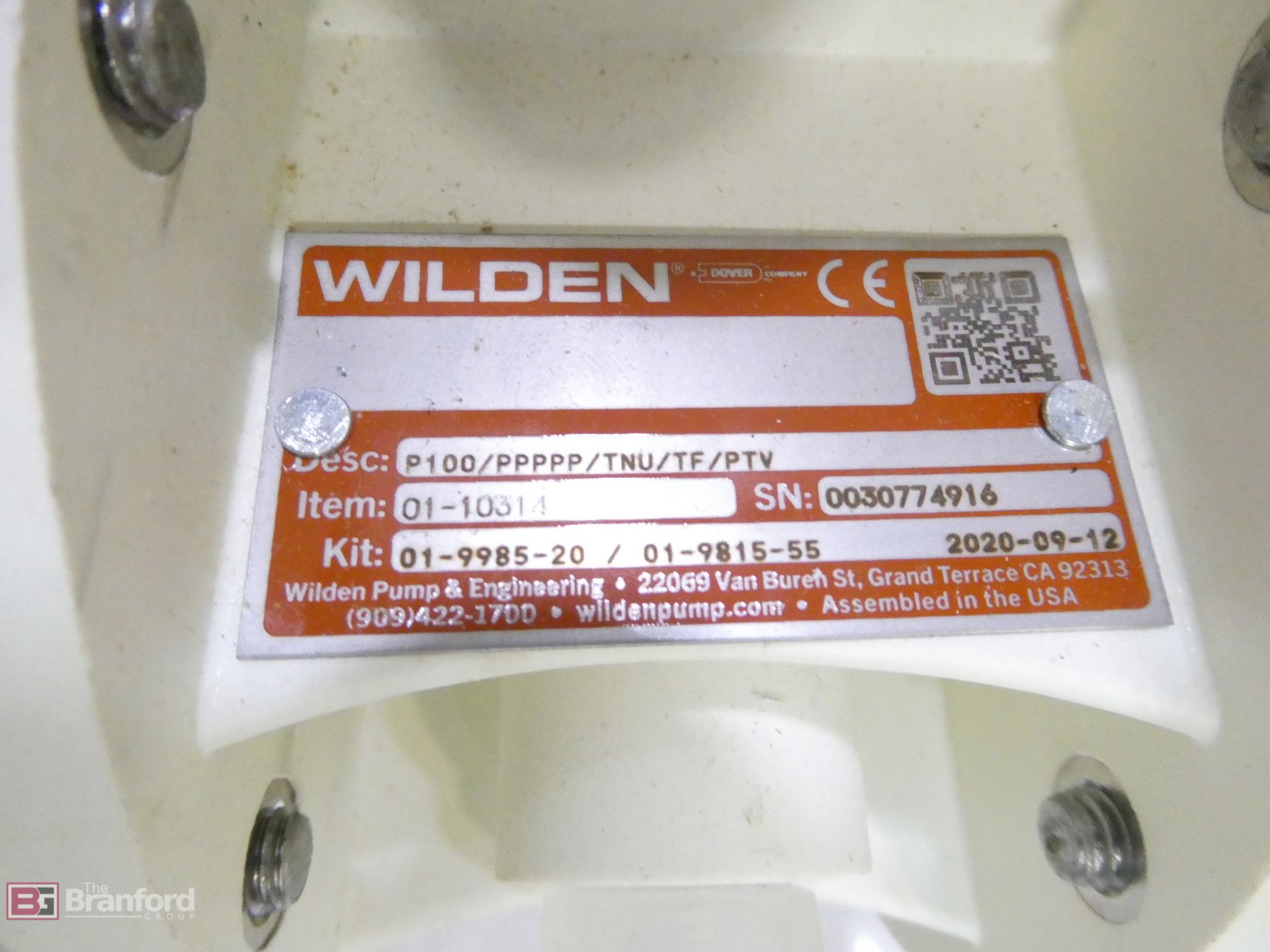 Wilden Model P100, Bolted Non-Metallic Diaphragm Pump (New) - Image 3 of 4