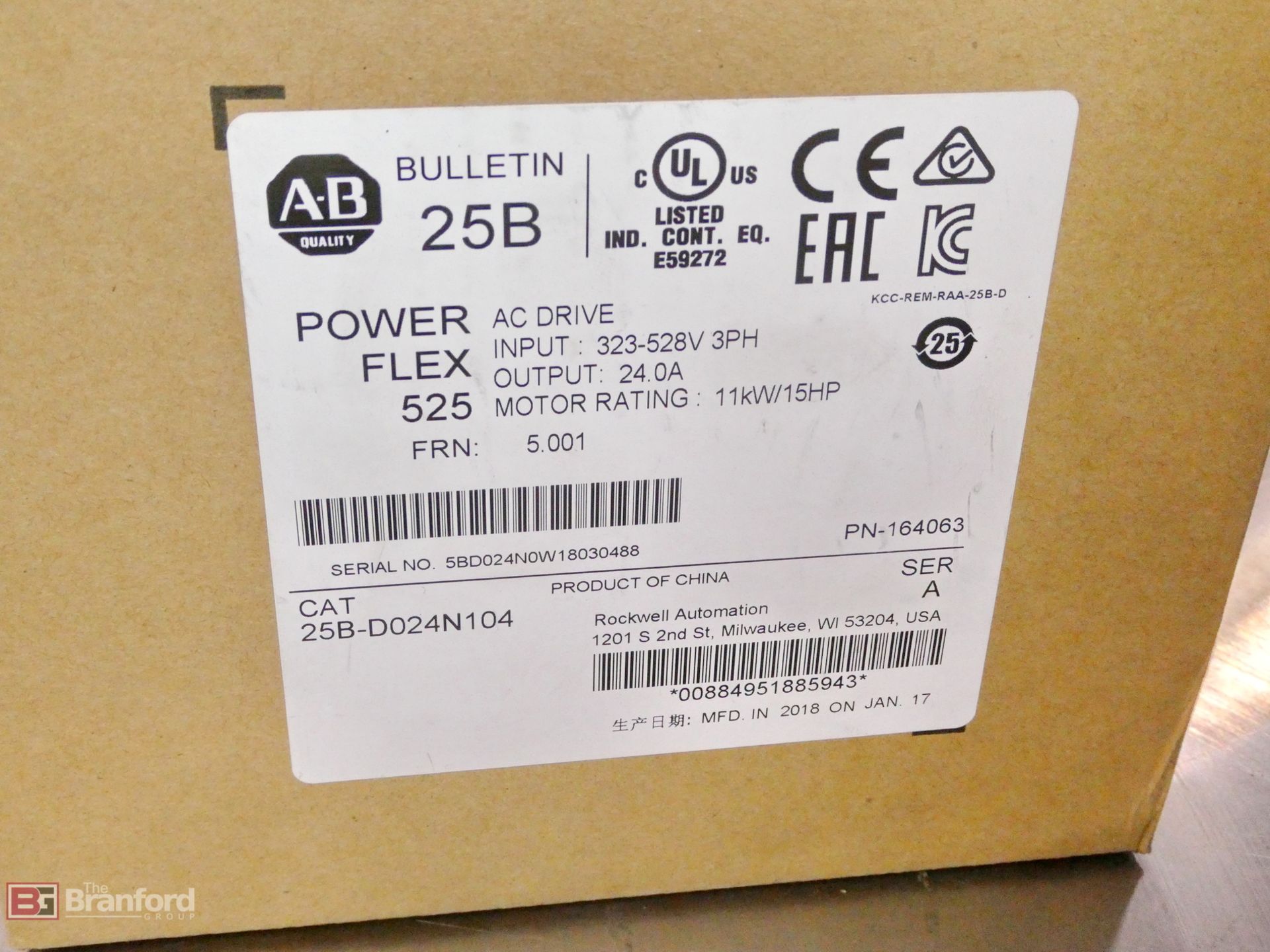 Allen-Bradley Power Flex 525, AC Drive - Image 4 of 5