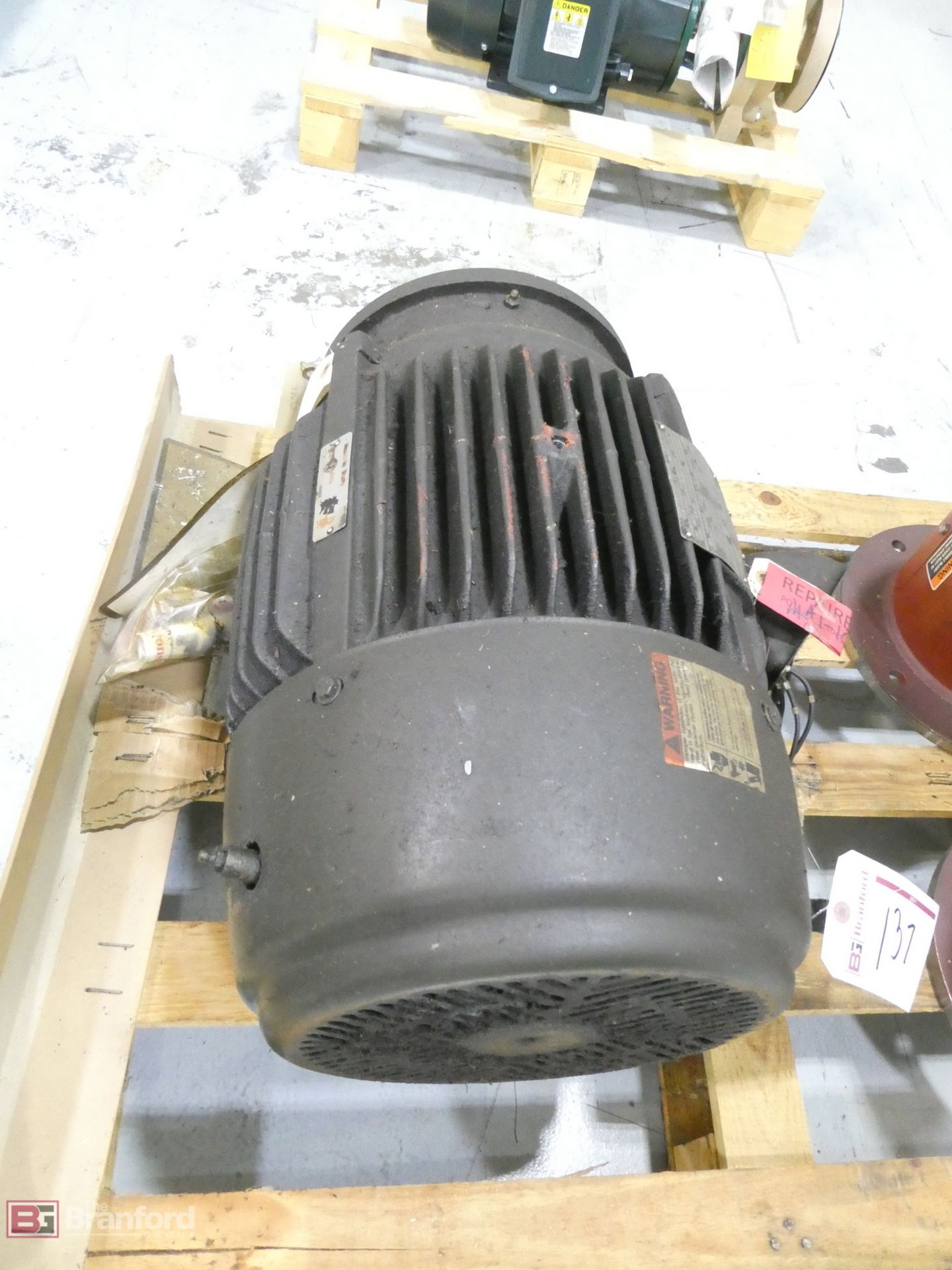 US Electric Motors Model R899, 25-HP Electric Motor - Image 3 of 4