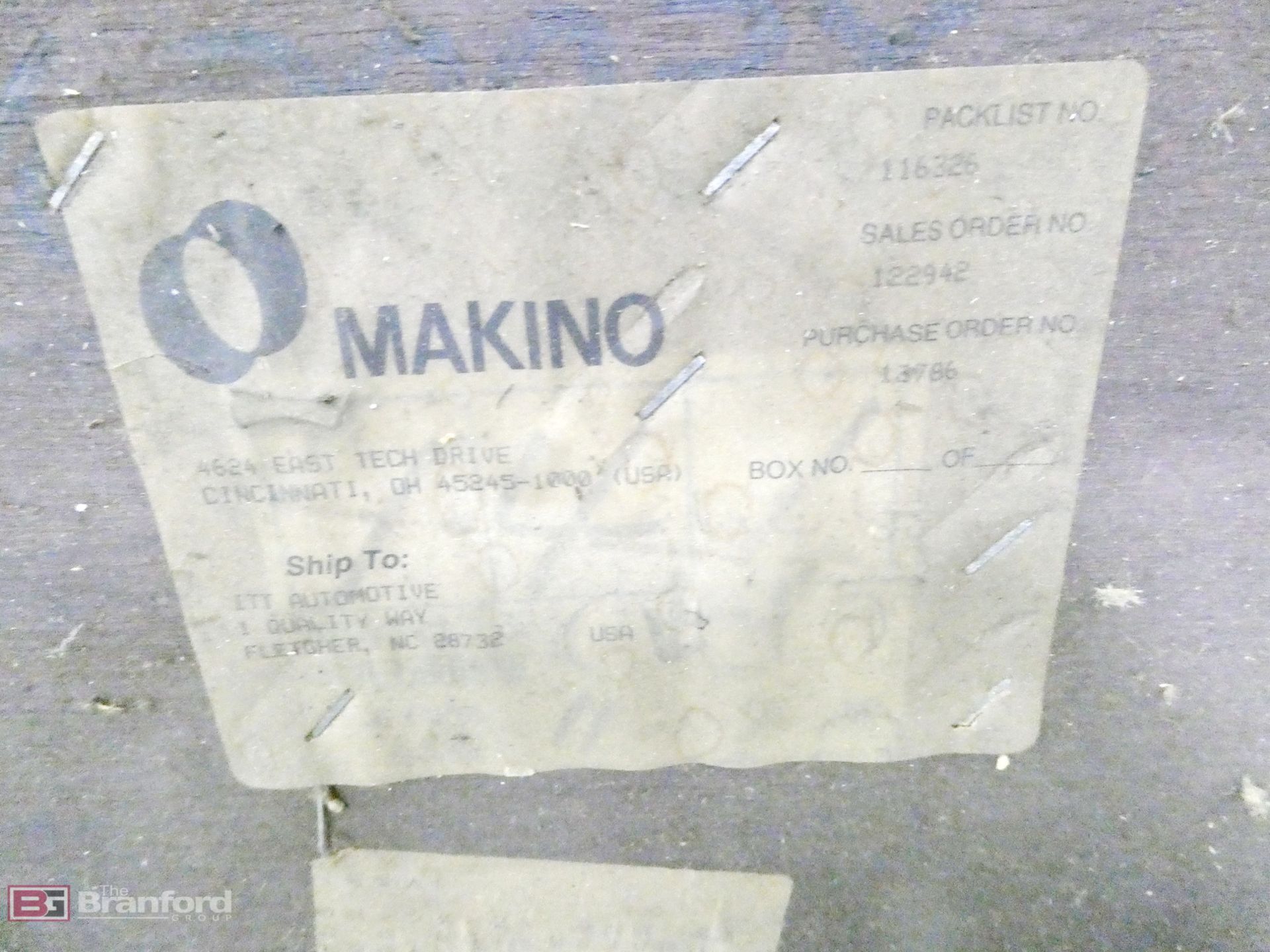 Makino 61882KB Pallet System Parts, 2pc Set S/N - Image 3 of 3