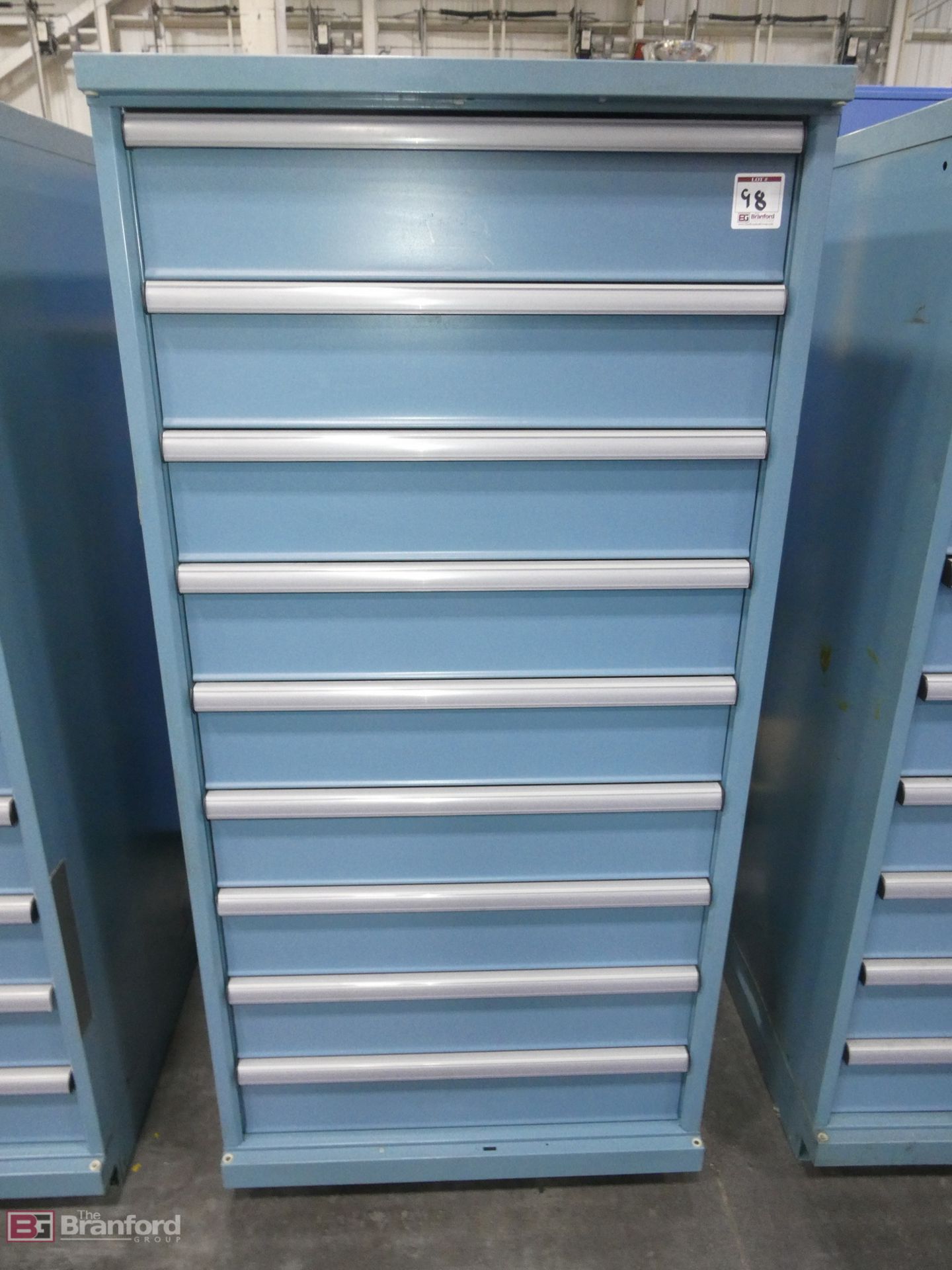 Lista Style 9-Drawer Tool/Parts Cabinet 28"x60"x28"