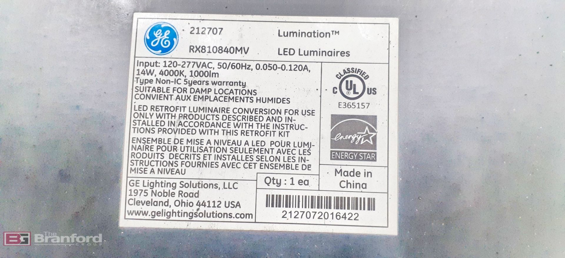 Lot of GE LED Luminaire - Image 5 of 7