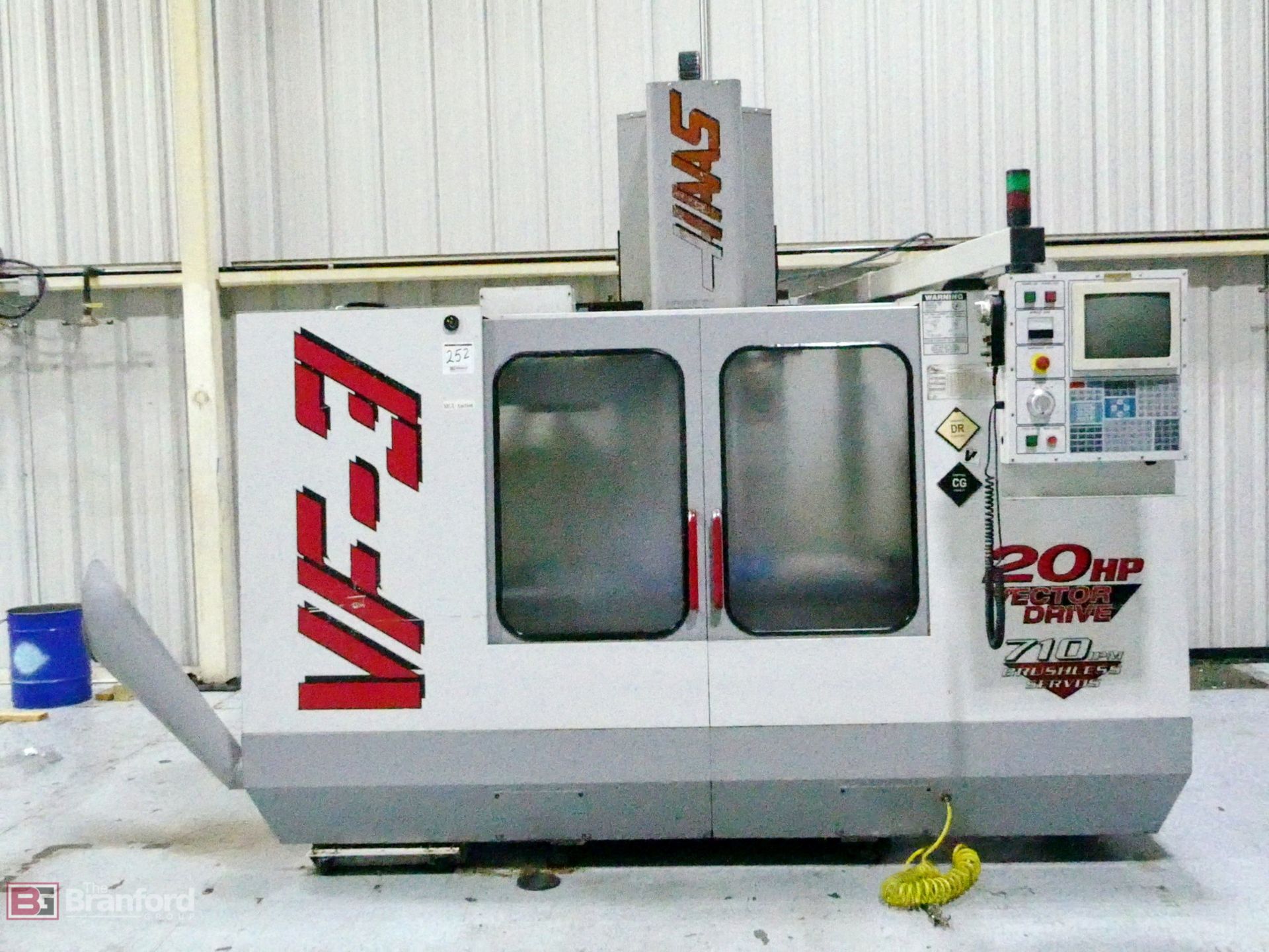 Haas Model VF3, 3-Axis Vertical Machining Center - Image 11 of 12