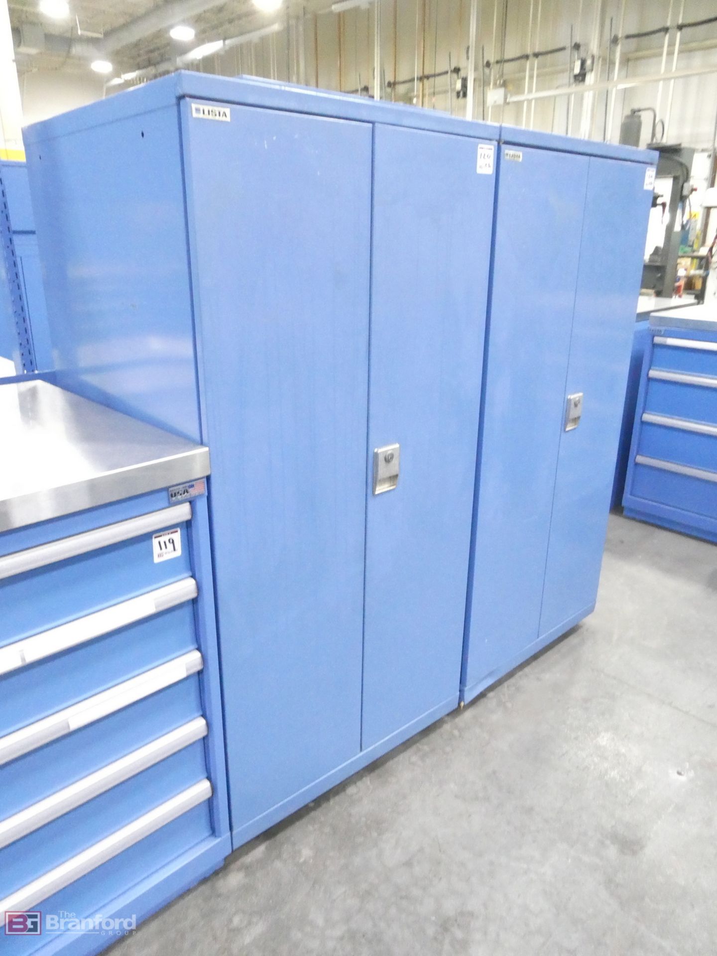 (2) Lista 2-Door CNC Tool Cabinets 28"x60"x30" - Image 2 of 5