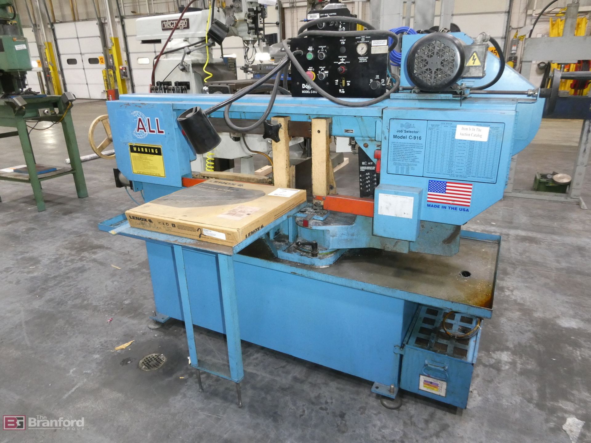 DoAll Model C916-S, Horizontal Metal-Cutting Band Saw