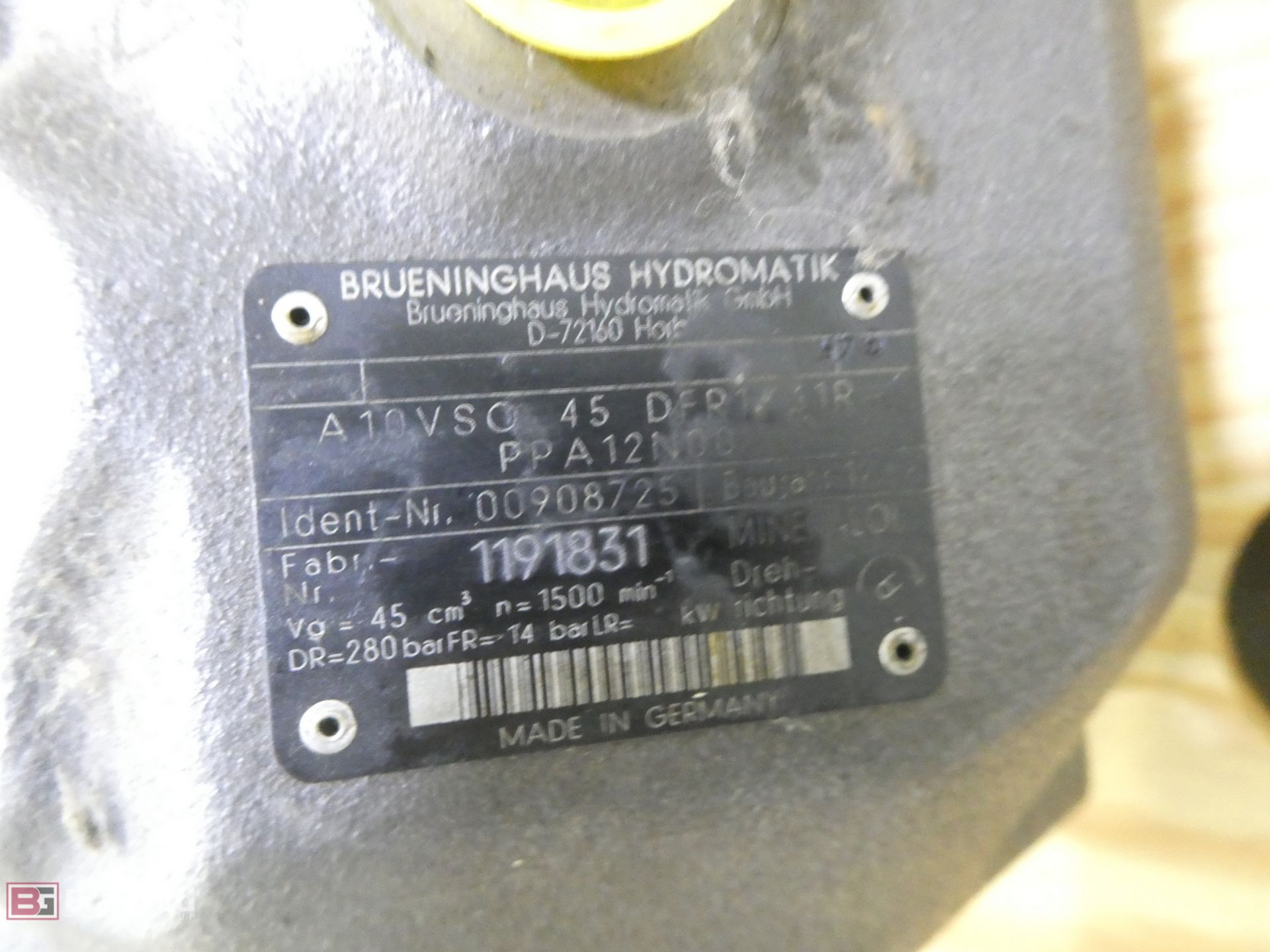 Brueninghaus Hydromatik Model 1191831, Pump & Motor (New) - Image 4 of 4