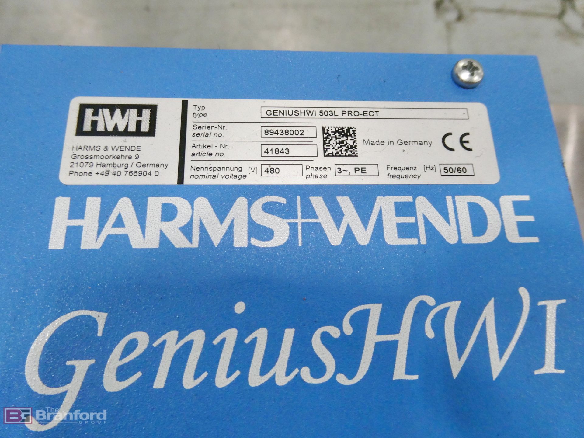 Harms+Wende GeniusHWI 503L Pro-Ect, Medium Frequency Inverter - Image 4 of 4
