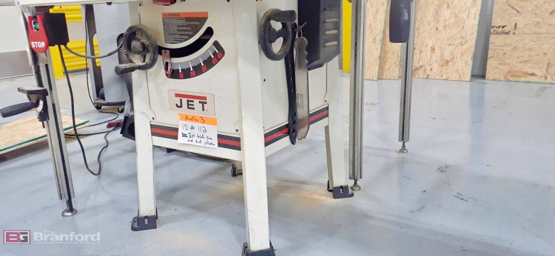 JET Model JPS-10TS, 10" ProShop Table Saw - Image 4 of 8