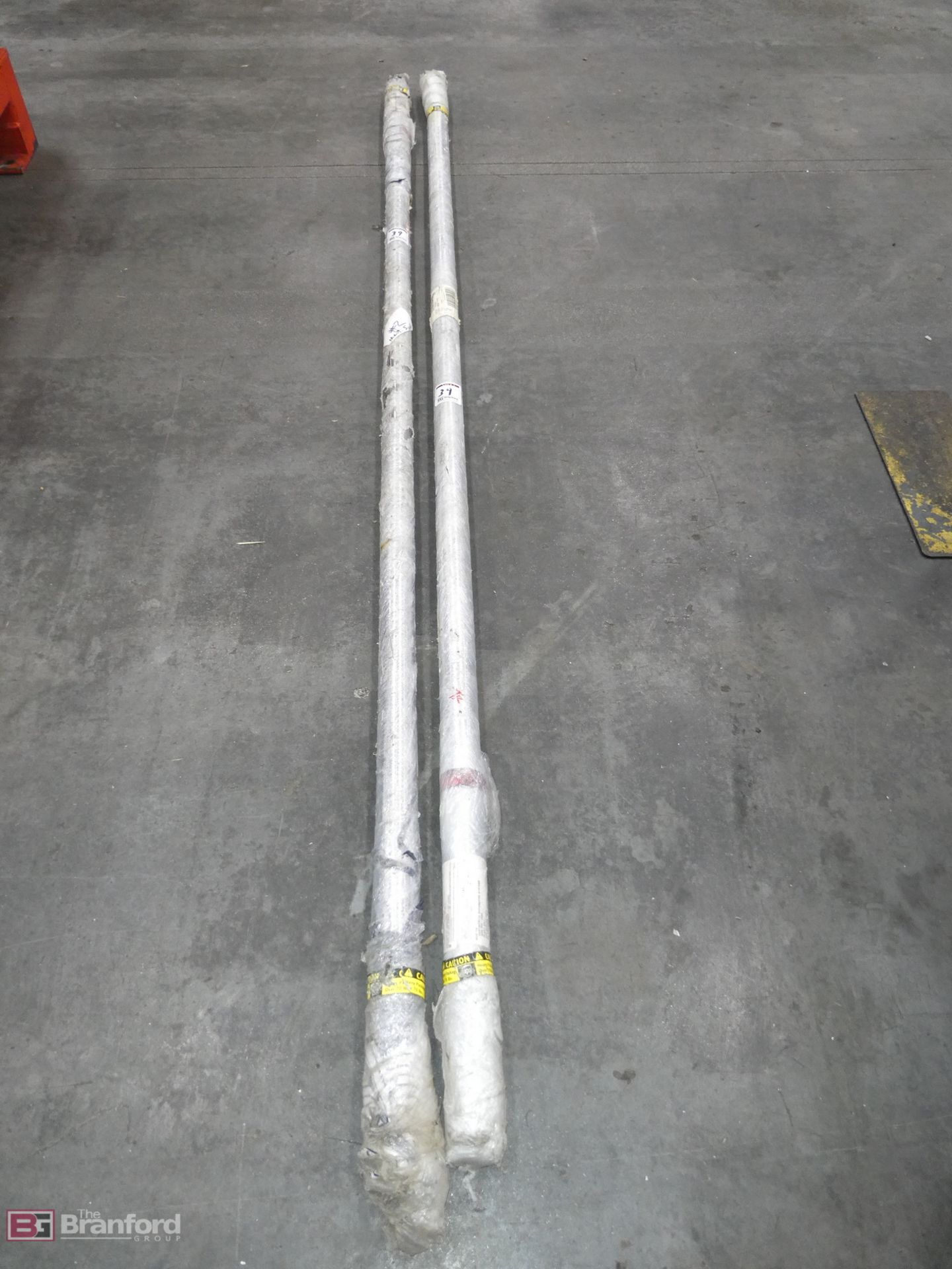 (2) Stainless Steel Grooved Shaft-Drive Rod