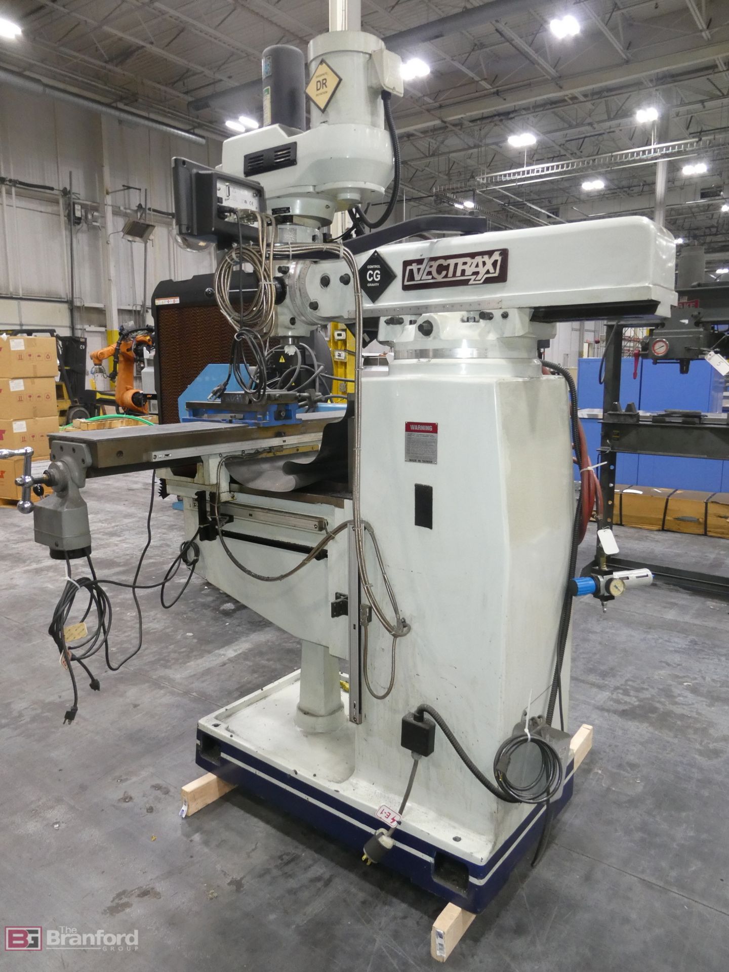 Vectrax Model GS-20V, Vertical Milling Machine - Image 3 of 14