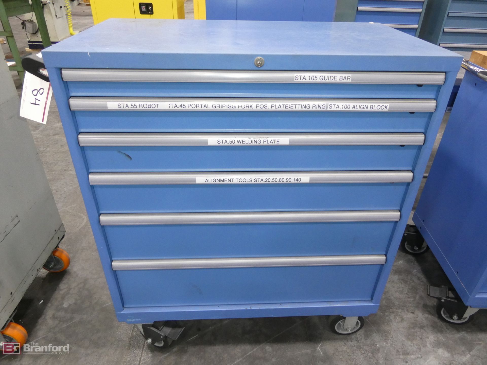 6-Drawer Portable Tool/Parts Cabinet 40"x40"x22"