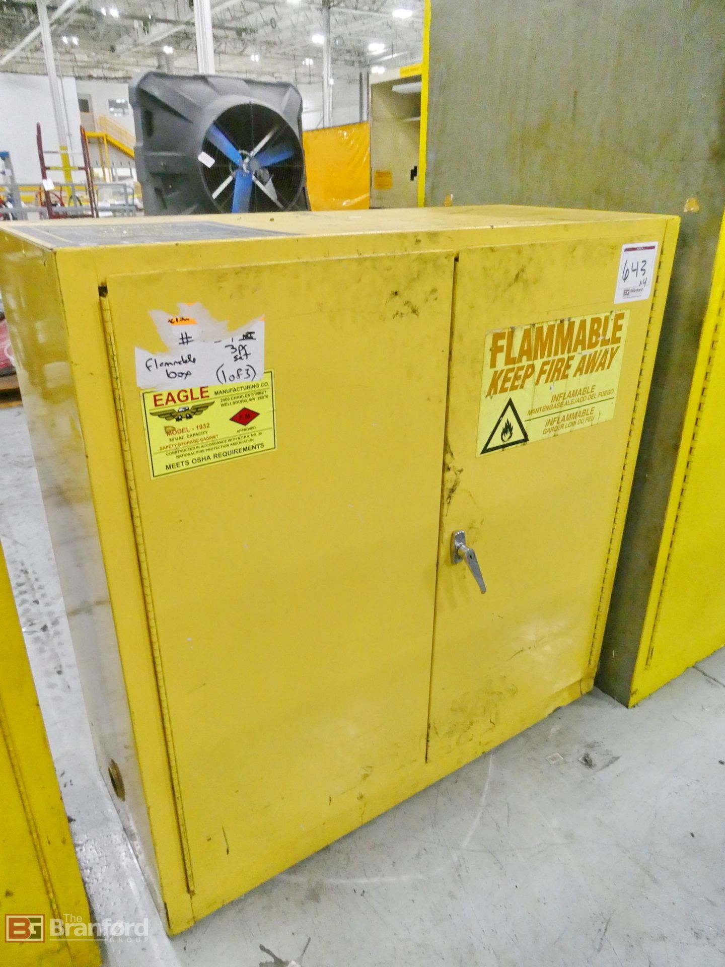 (4) Flammable Storage Cabinets. - Image 5 of 8
