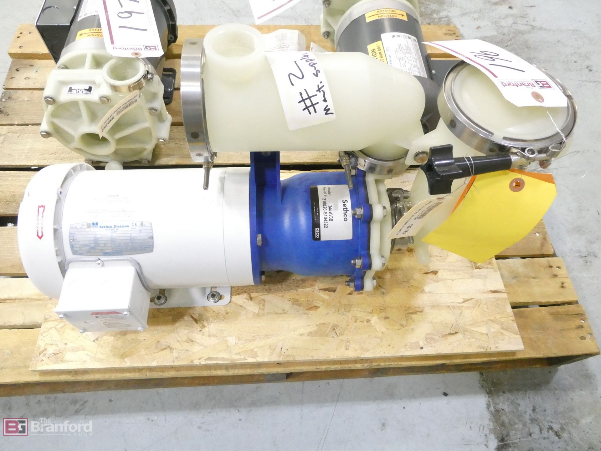 Met-Pro Sethco Model 344aV3B, Magnetic Drive Pump
