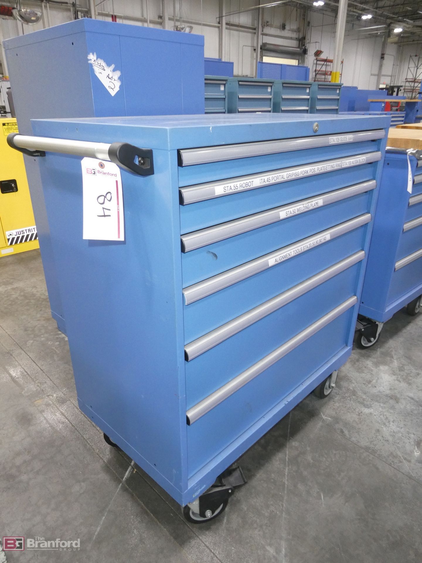 6-Drawer Portable Tool/Parts Cabinet 40"x40"x22" - Image 2 of 3