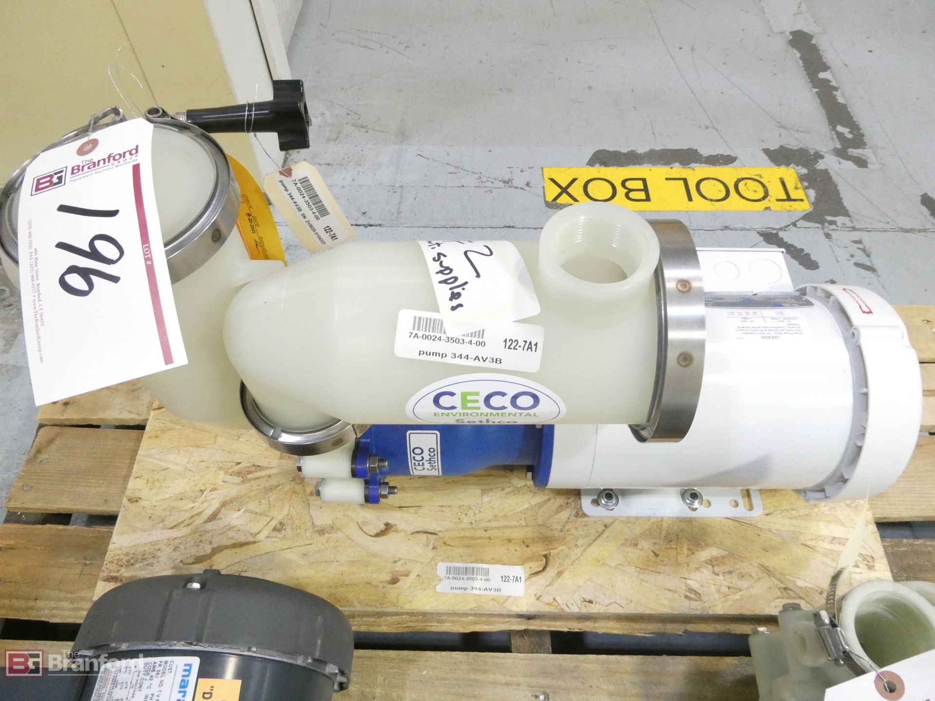 Met-Pro Sethco Model 344aV3B, Magnetic Drive Pump - Image 2 of 4