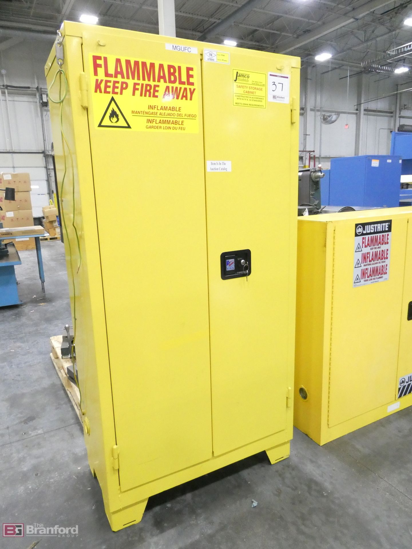 Jamco Model FS44, Flammable Storage Cabinet