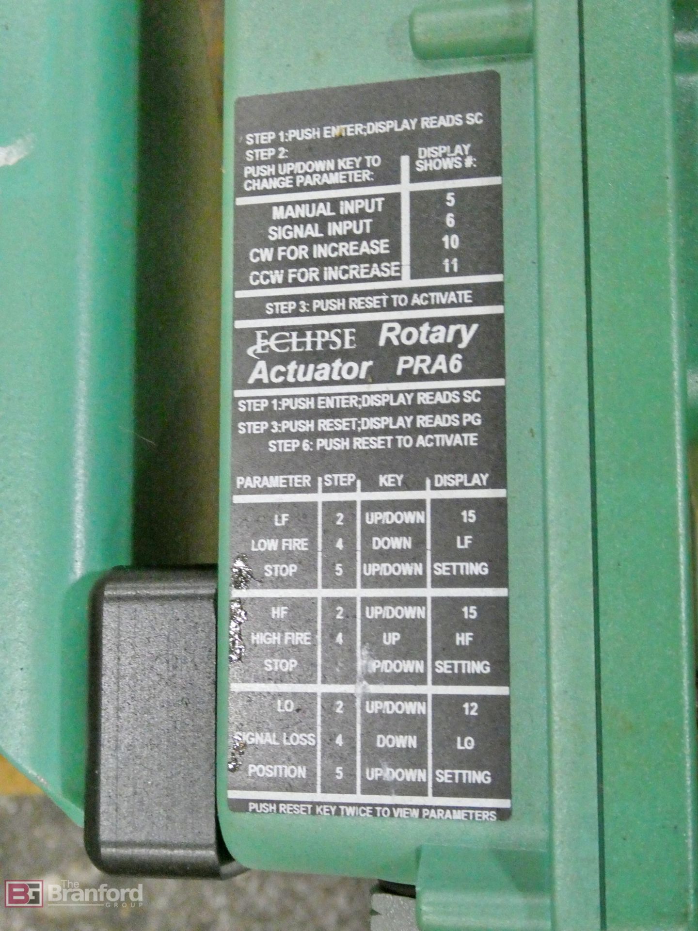 Honeywell/Eclipse Model PRA6A4BD, Programmable Rotary Actuator - Image 4 of 6