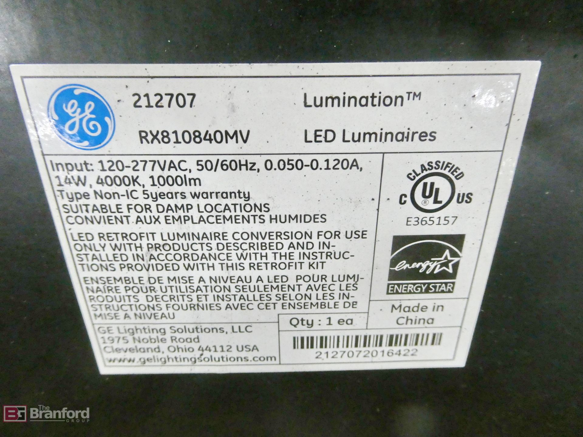 Lot of GE LED Luminaire - Image 2 of 7