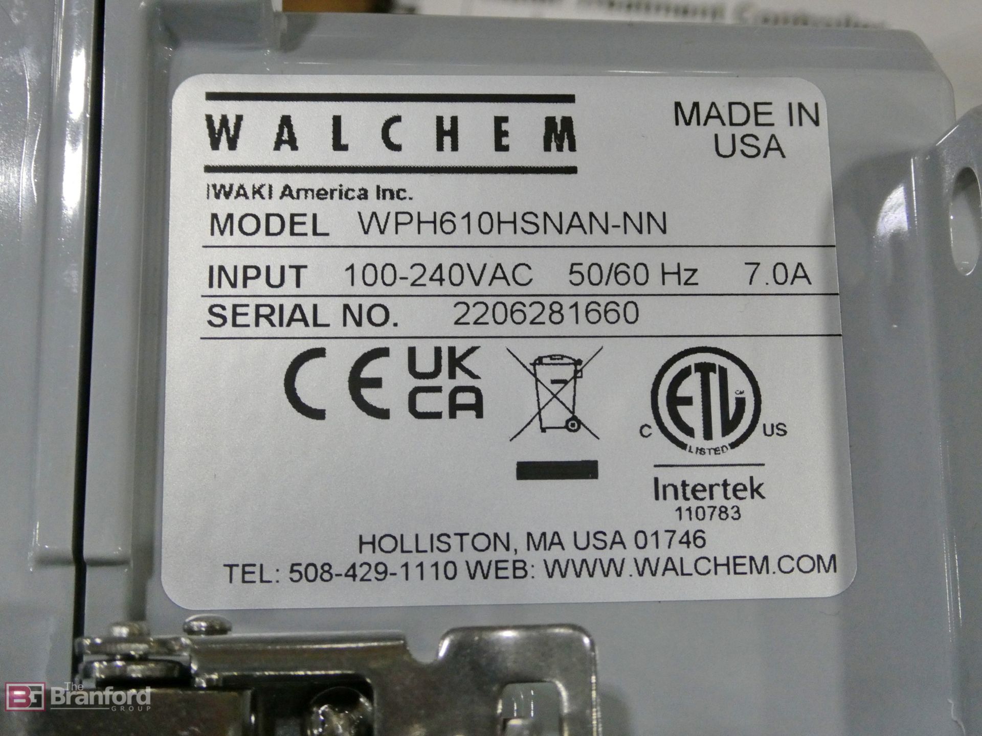 Walchem W600 Series, Water Treatment Controller - Image 3 of 4