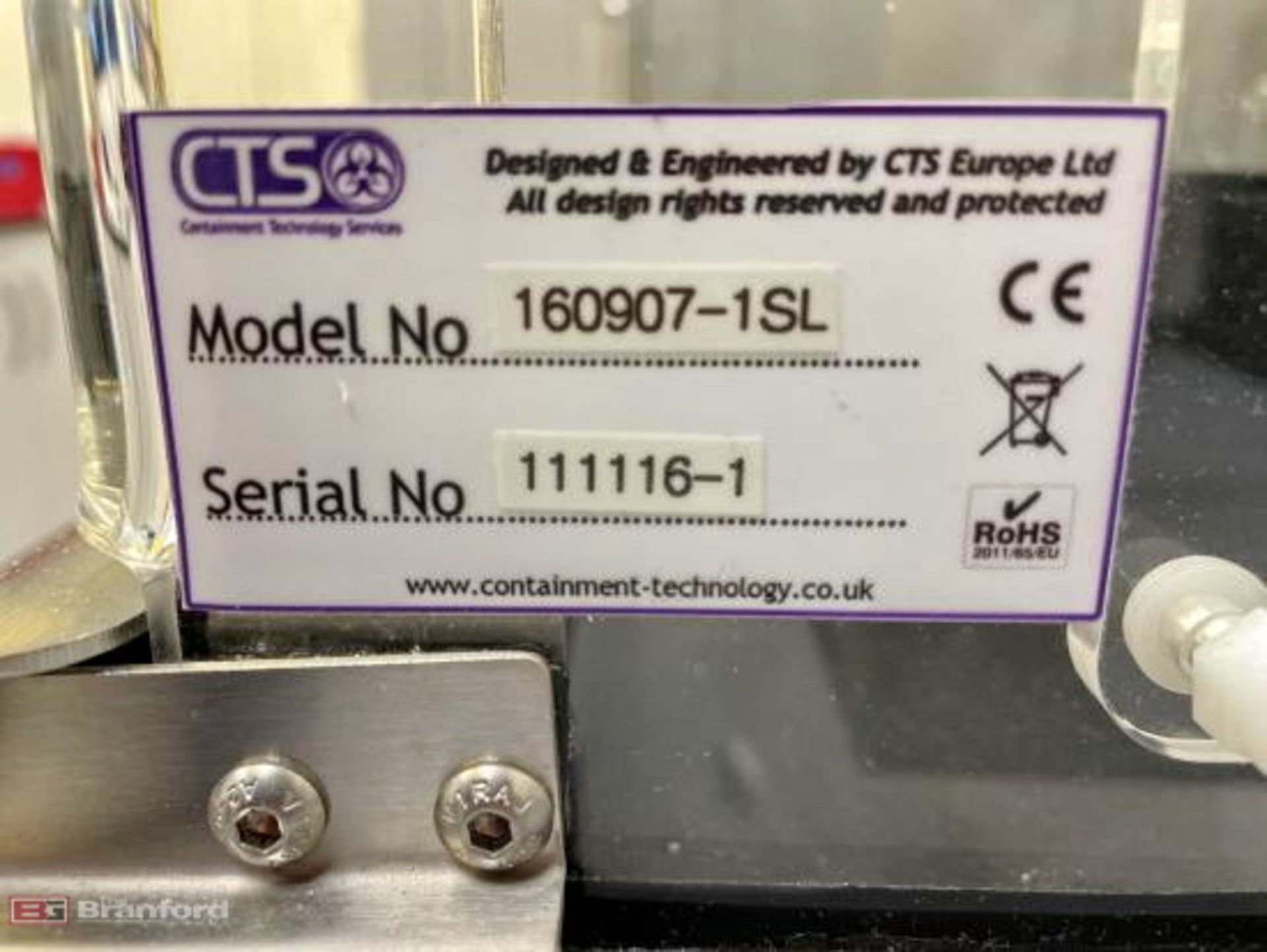 2015, CTS Safetech Balance Enclosure - Image 3 of 3