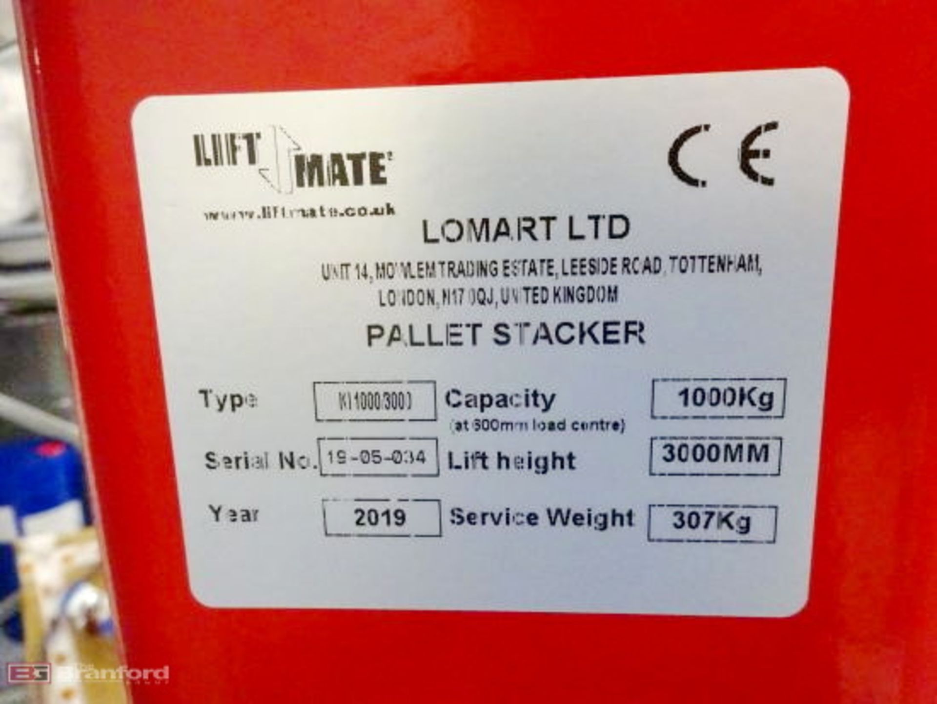 Lomart Pallet Stacker - Image 3 of 4