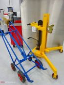 Mobile Yellow Metal Barrel Stacker