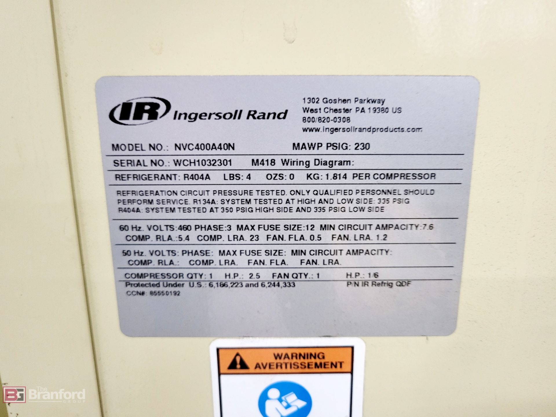 Ingersoll Rand 50-HP air compressor - Image 7 of 9