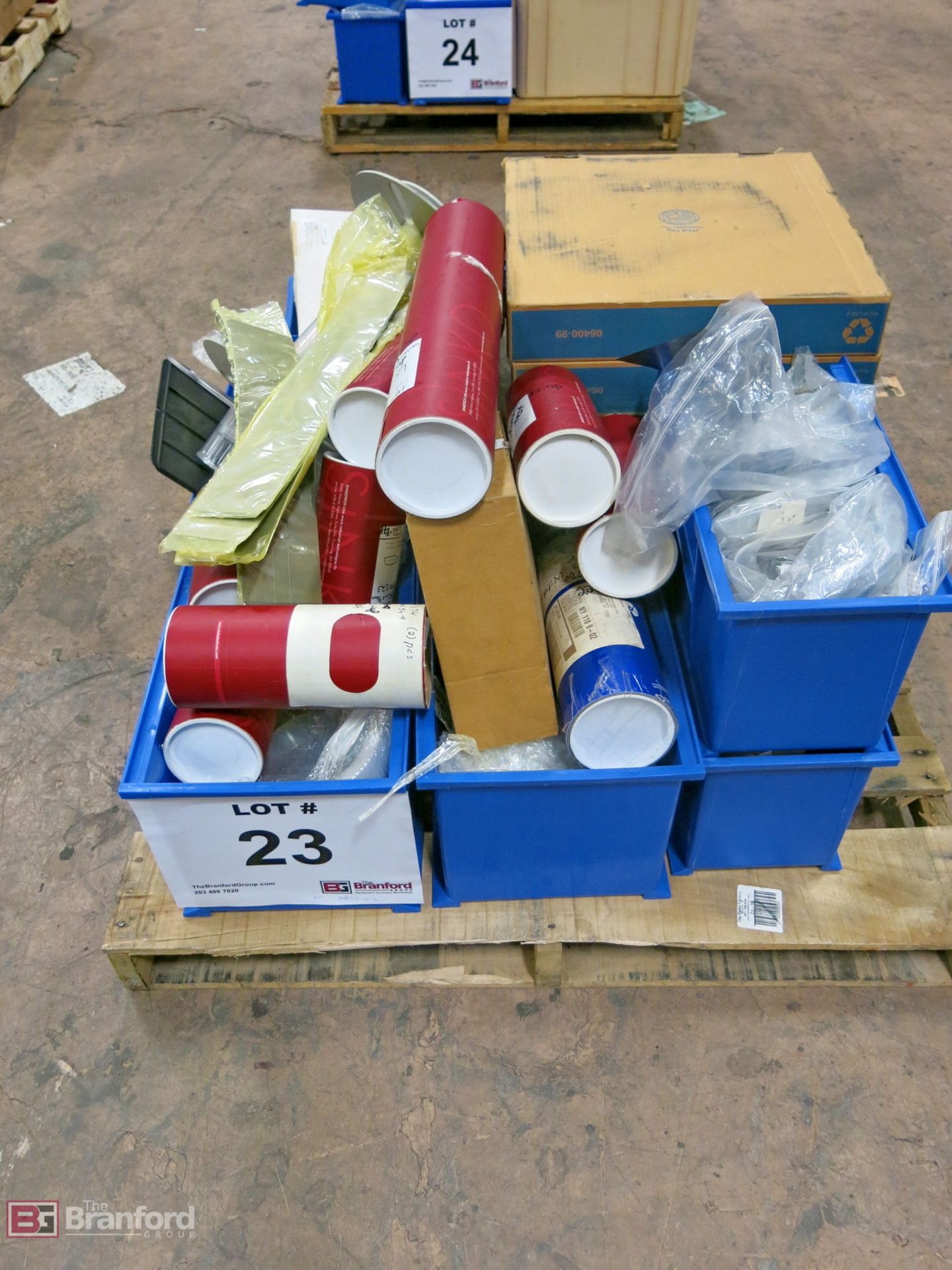 Pallet of spare parts