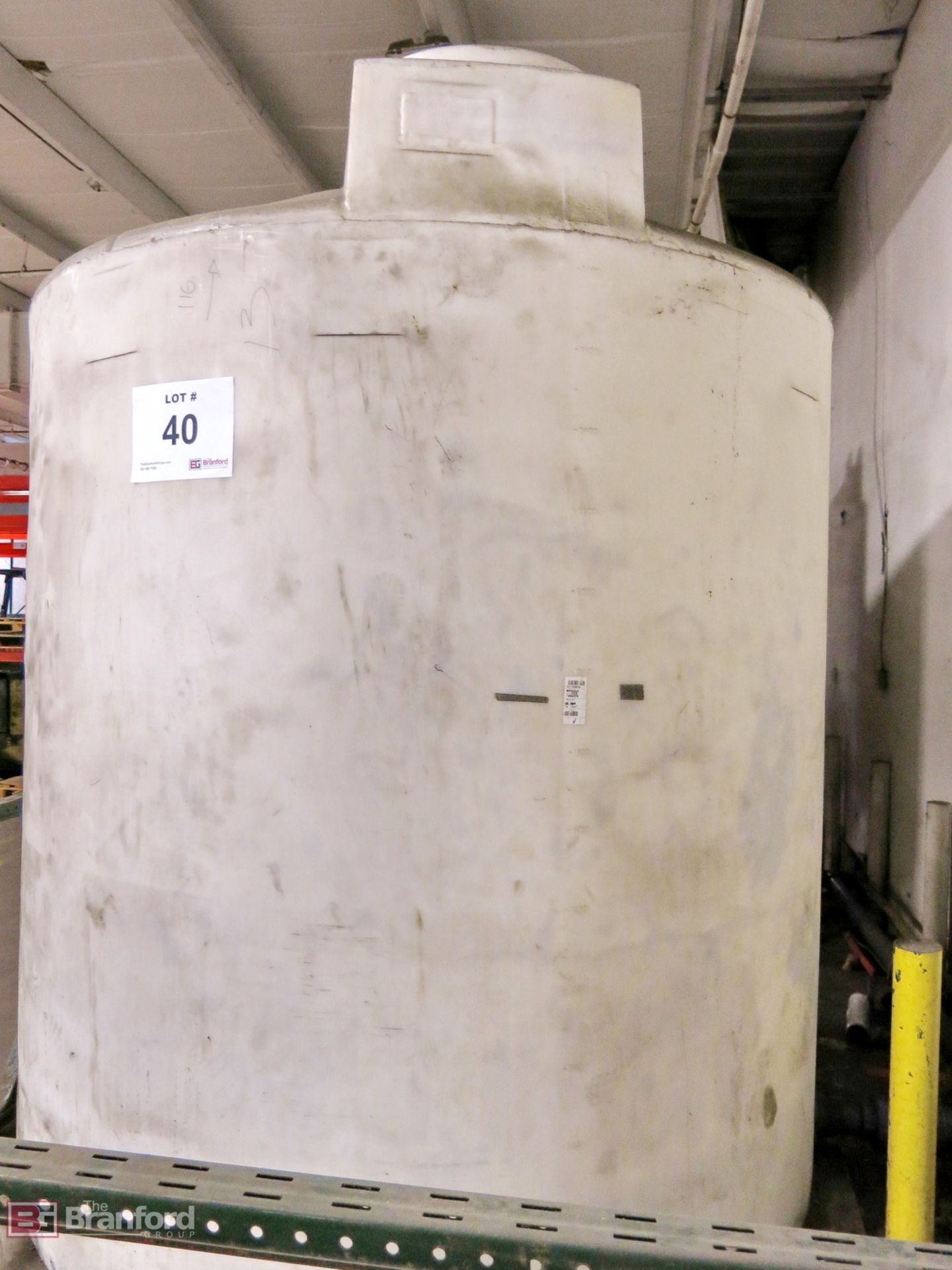 Approx. 2800-gallon polypropylene flat bottom tank - Image 2 of 2