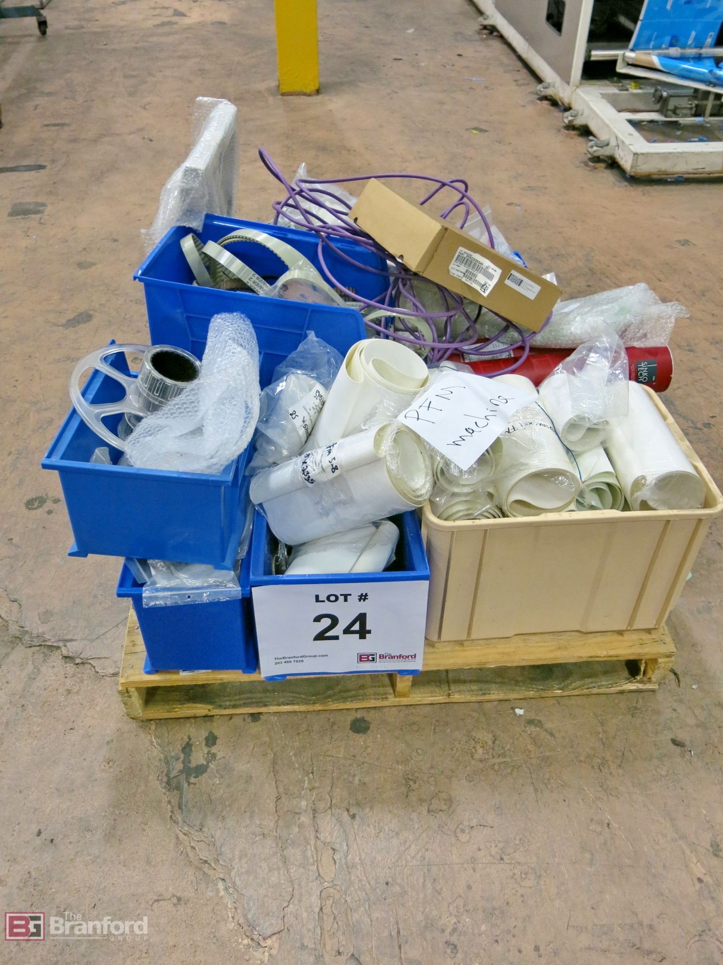 Pallet of spare parts