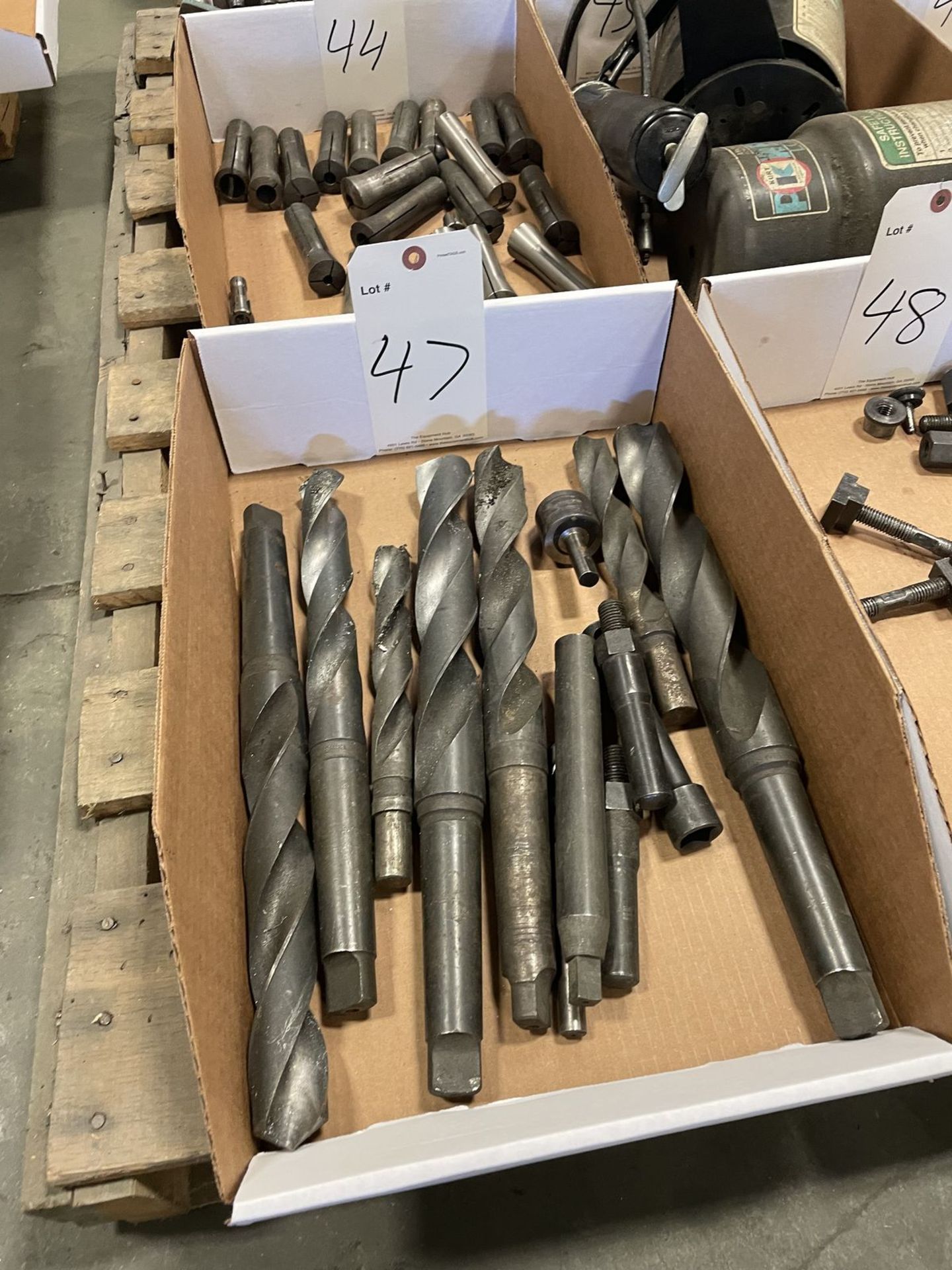 Assortment of Large Drill Bits