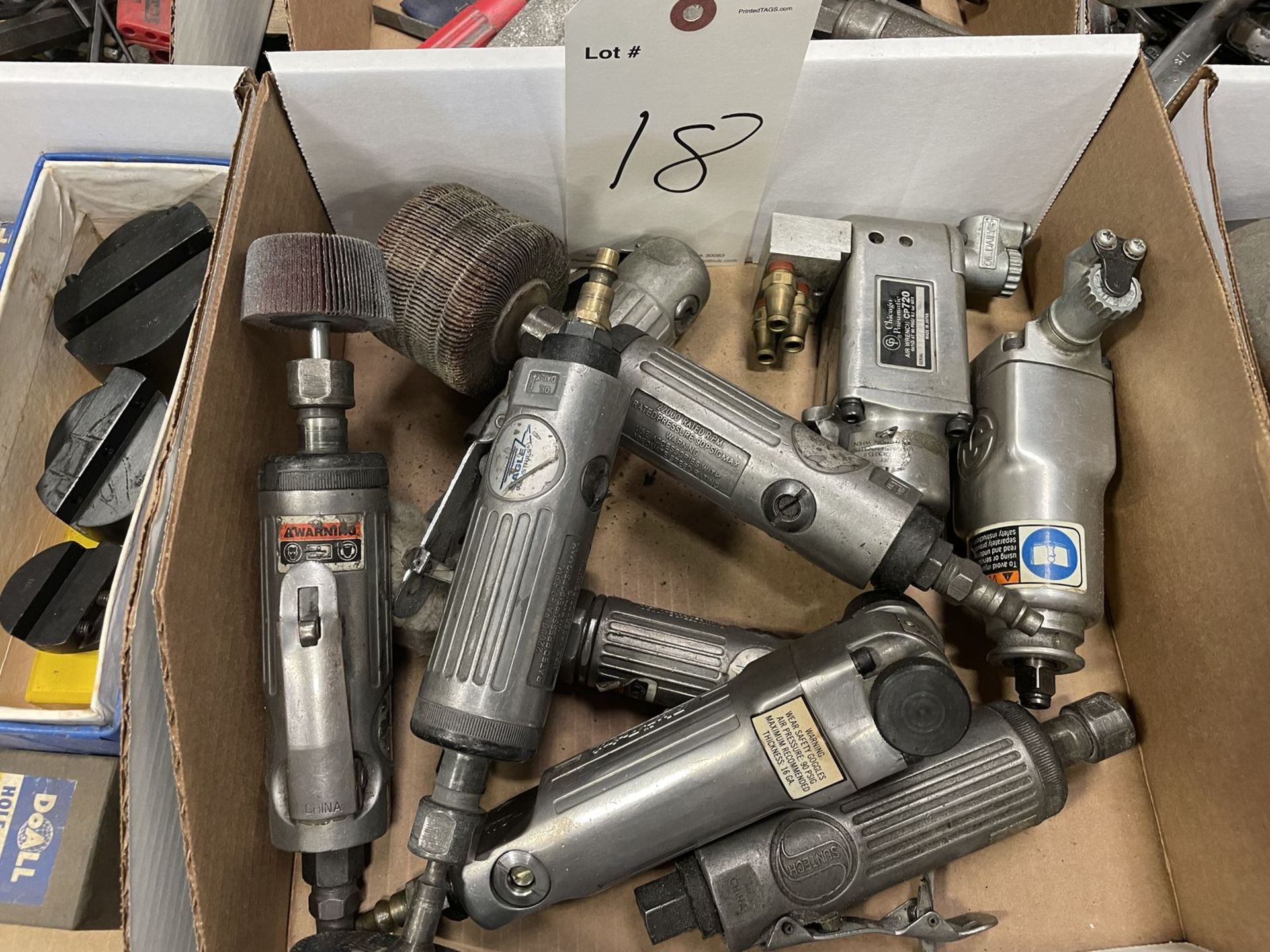 Assortment of Pneumatic Tools