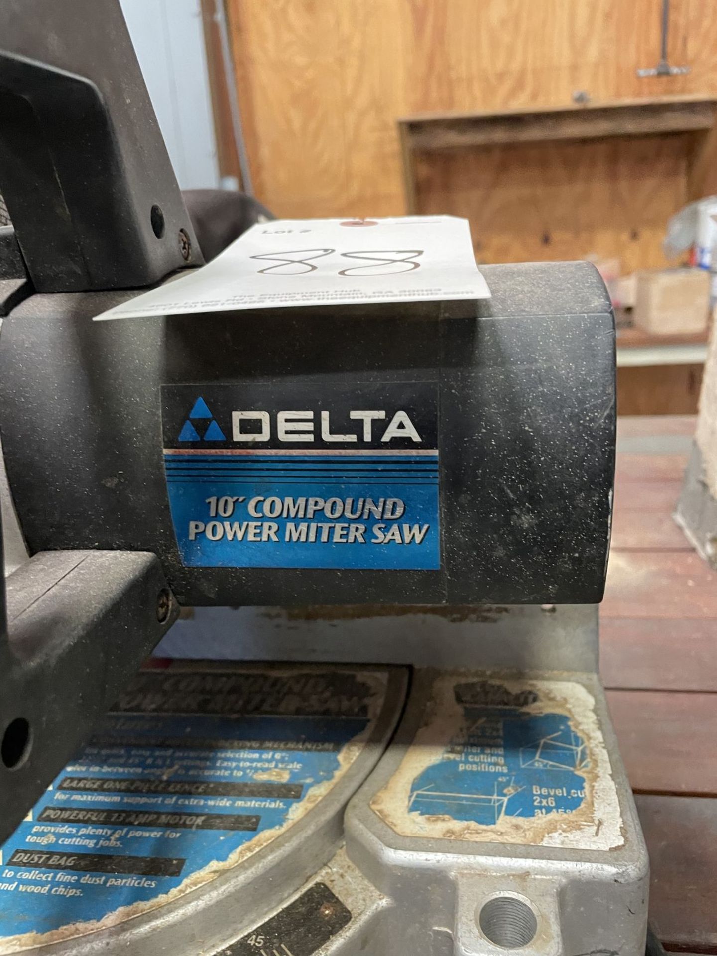 Delta 10" Compound Power Miter Saw - Image 2 of 2