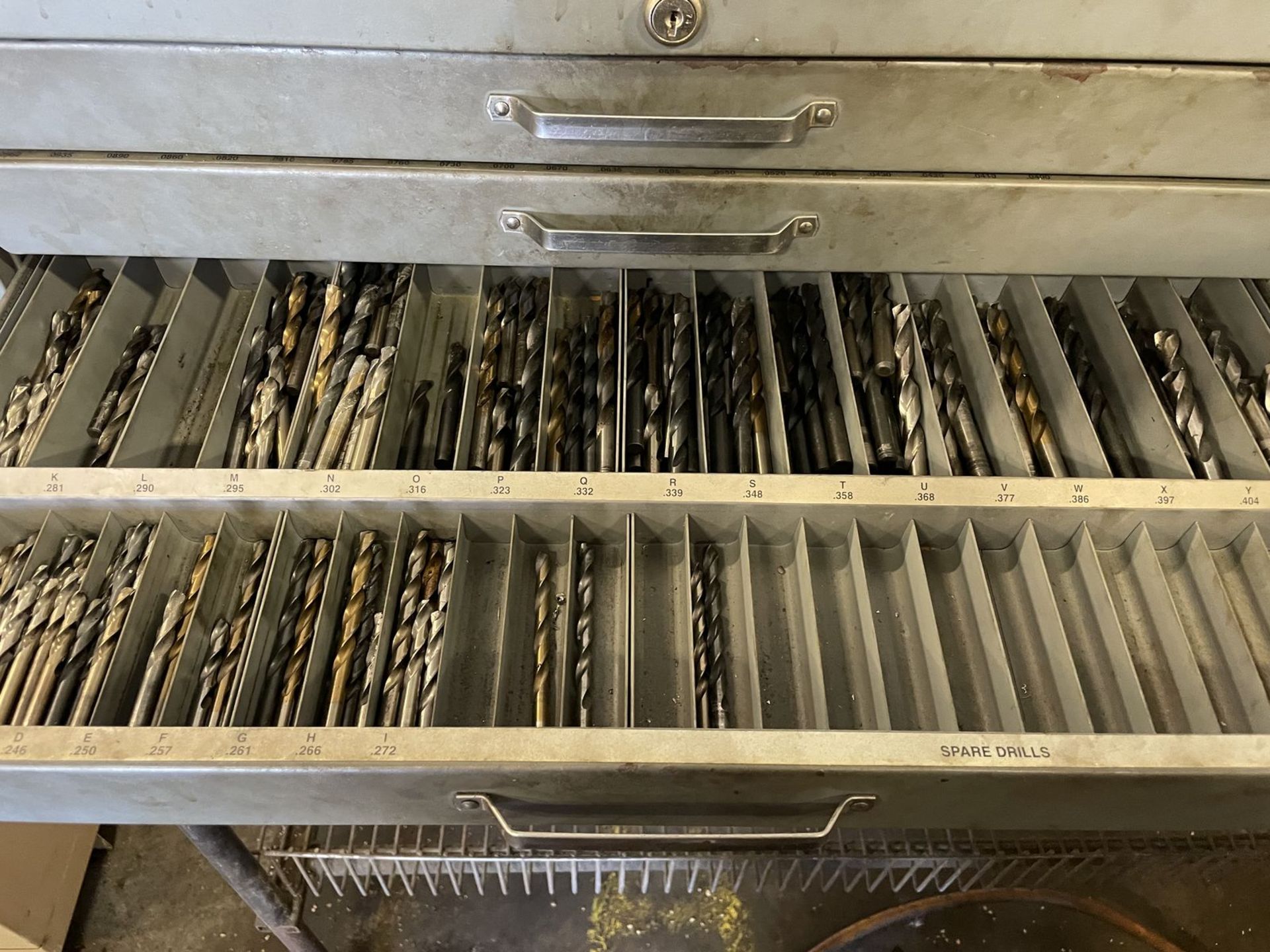 Huot 4 Drawer Cabinet Full of Various Drill Bits - Image 3 of 5