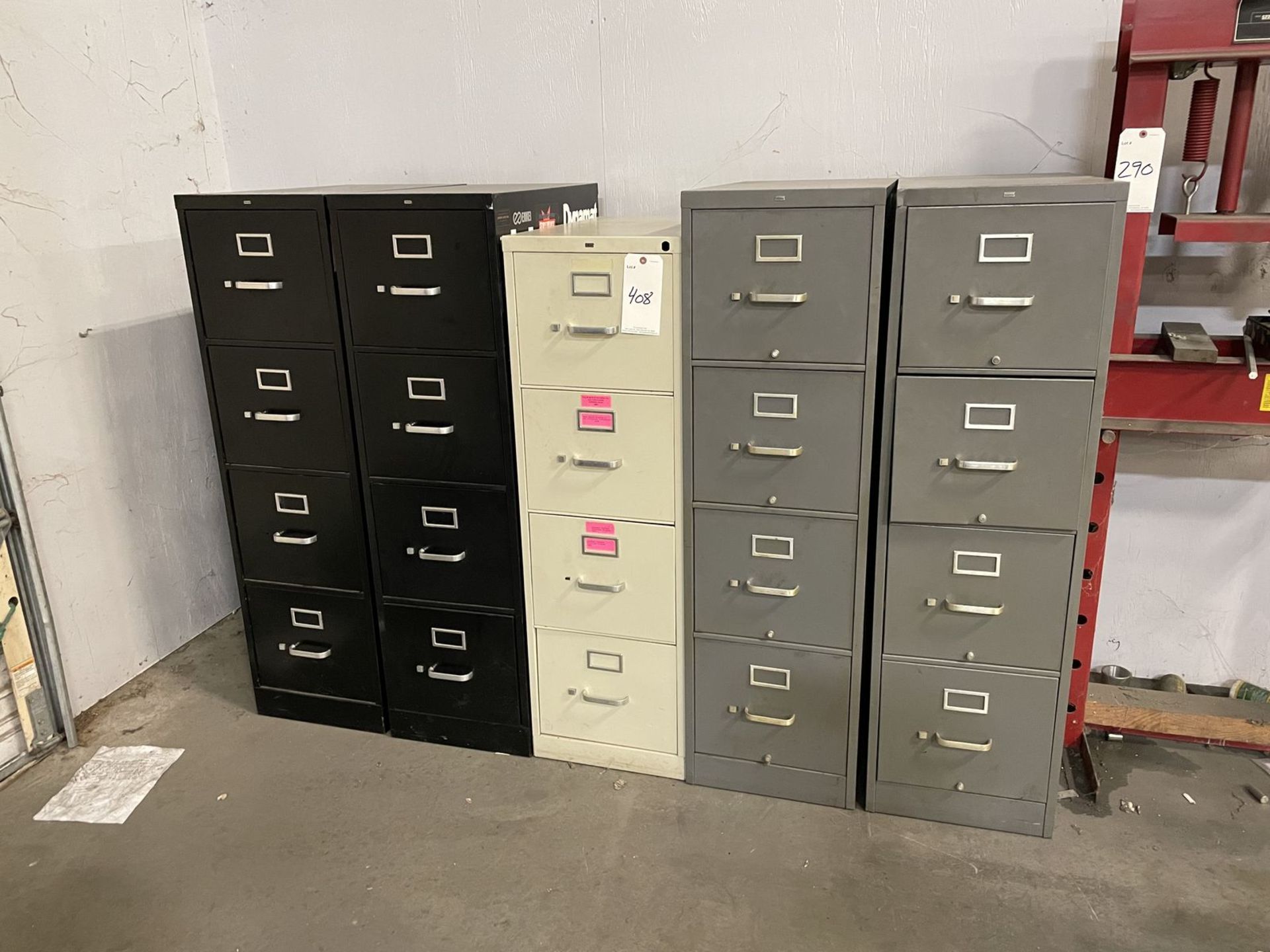 (5) Filing Cabinets