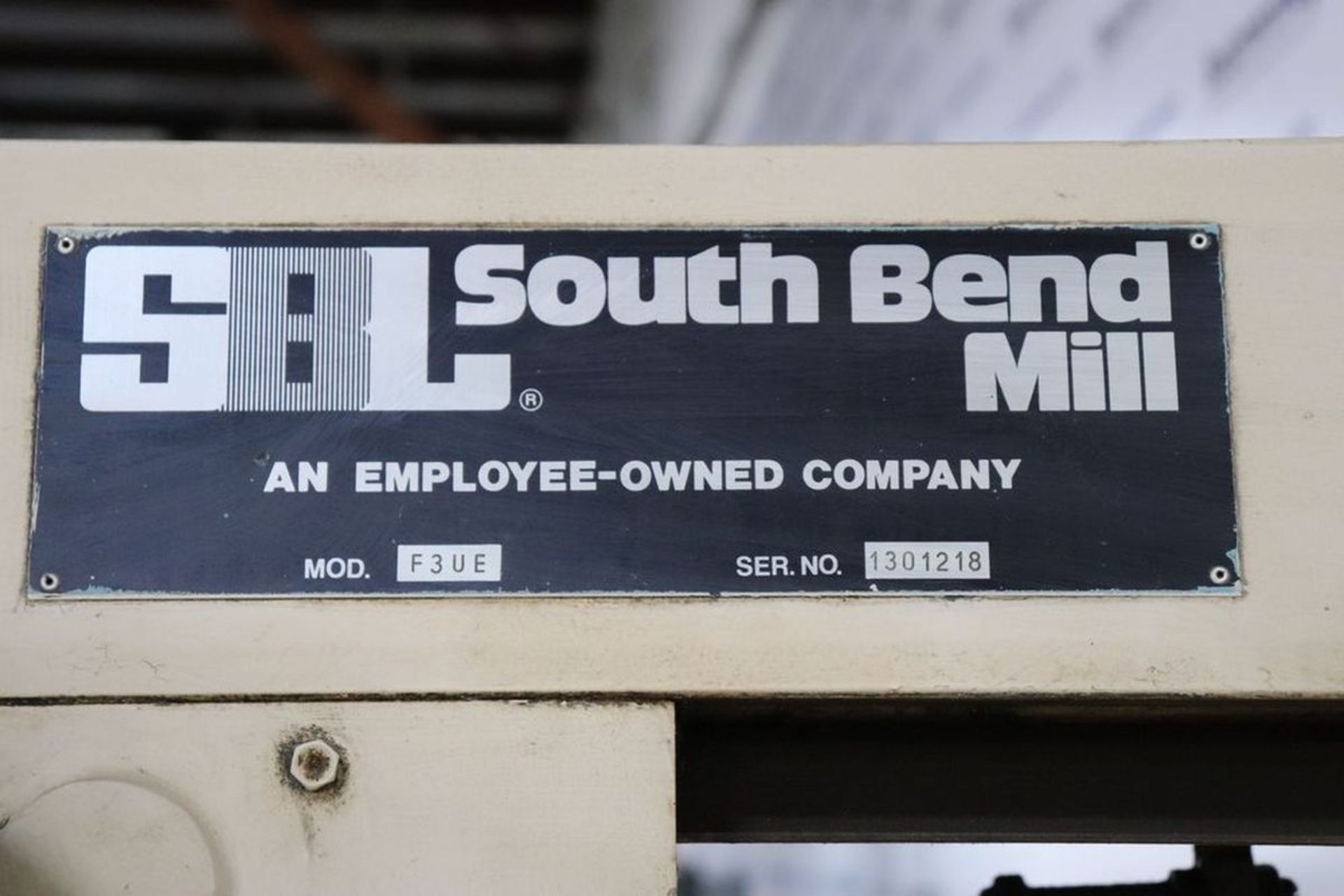 South Bend F3UE 55" x 13-1/4" Universal Milling Machine - Image 14 of 14