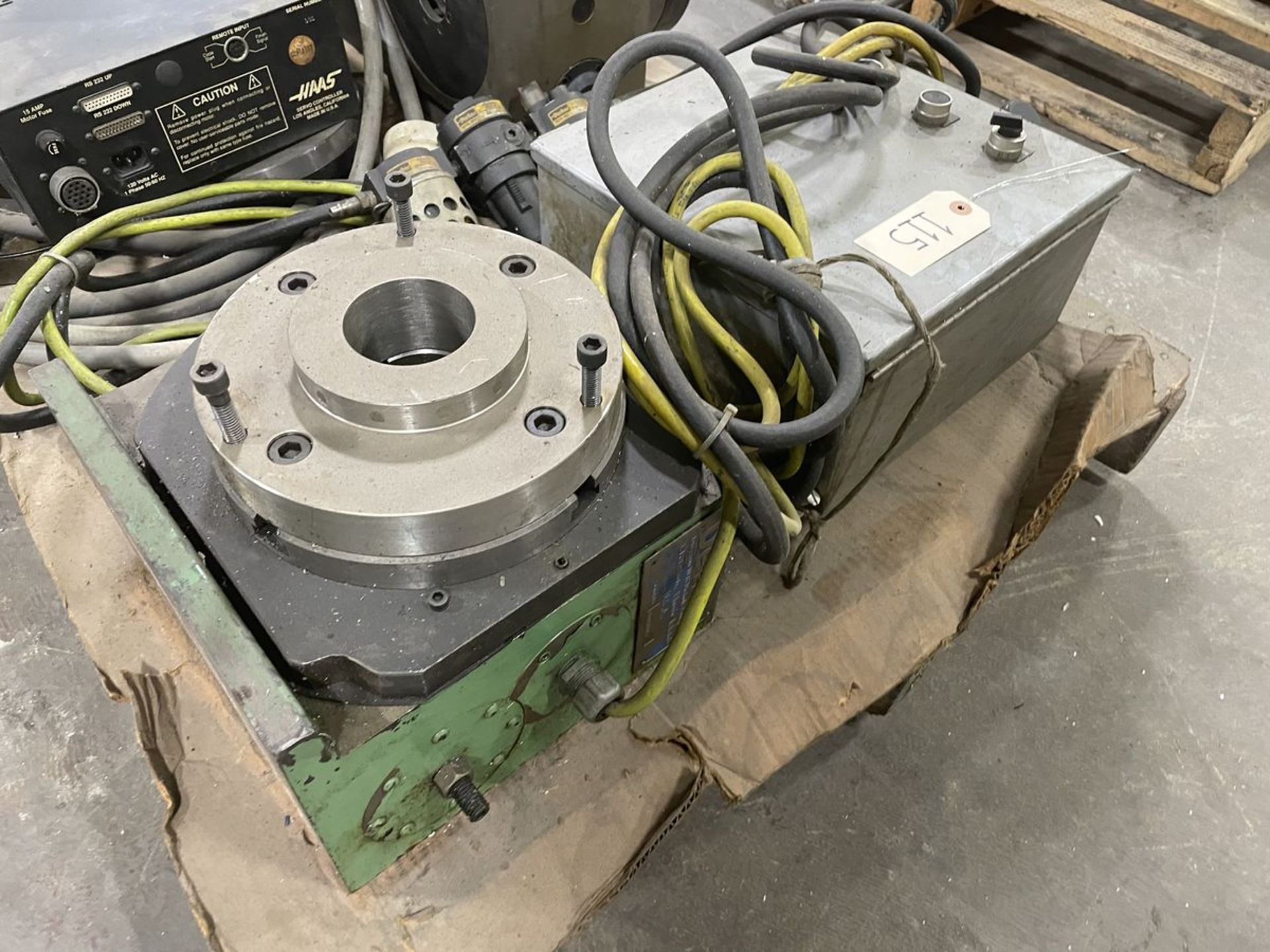DeHoff 8” Powered Rotary Table w/ Control Box (Missing Pendant Control) - Image 2 of 3