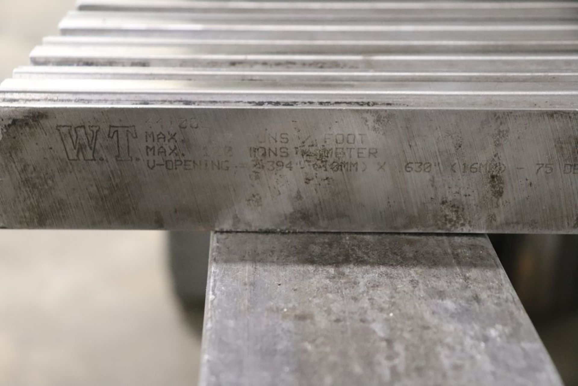 Wilson Tool 44101L / 44100L 32-7/8″ Long Bottom Press Brake Dies, 4 Total, 10+ Feet - Image 6 of 12